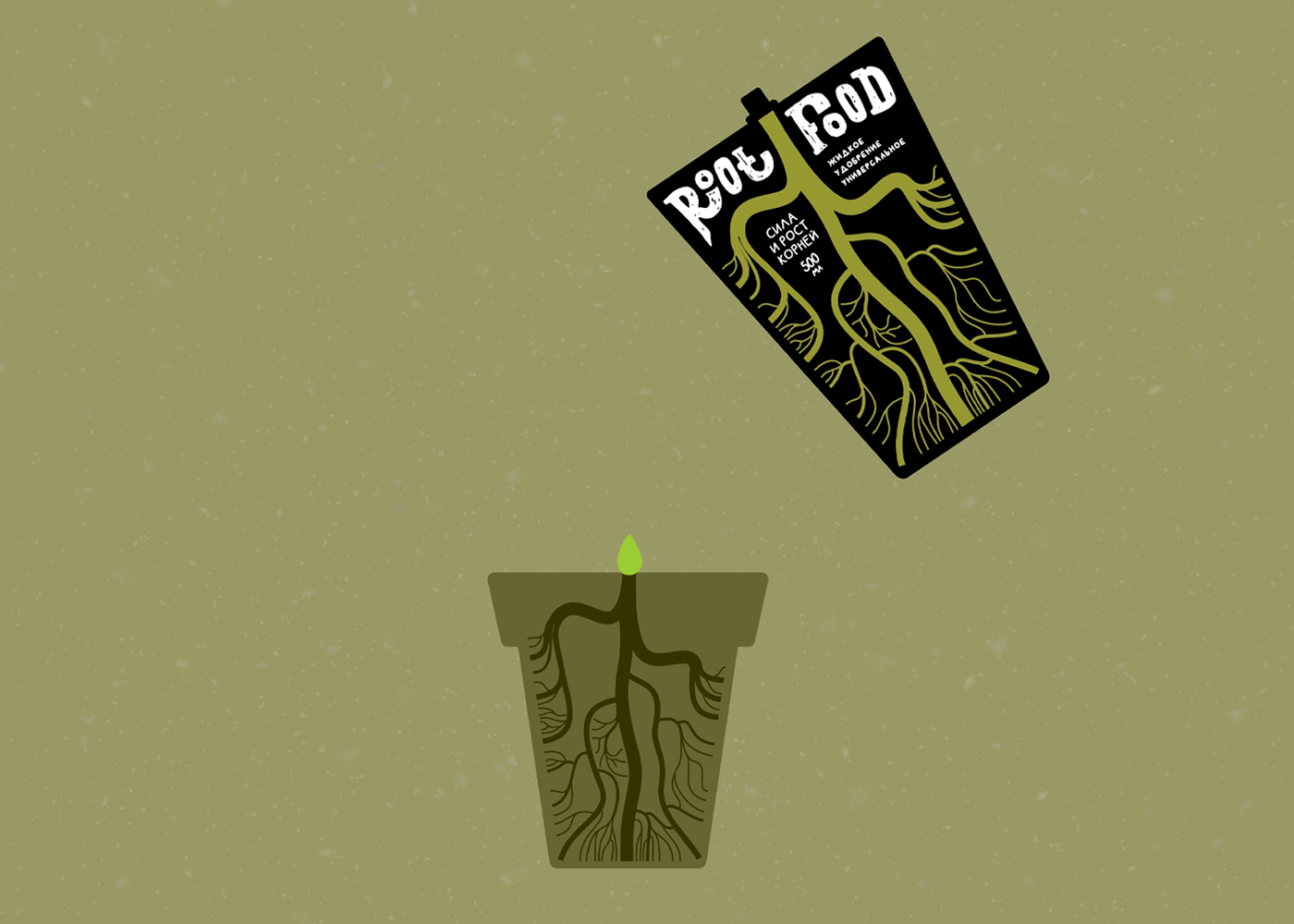 Root Food — Изображение №3 — Брендинг, Графика на Dprofile