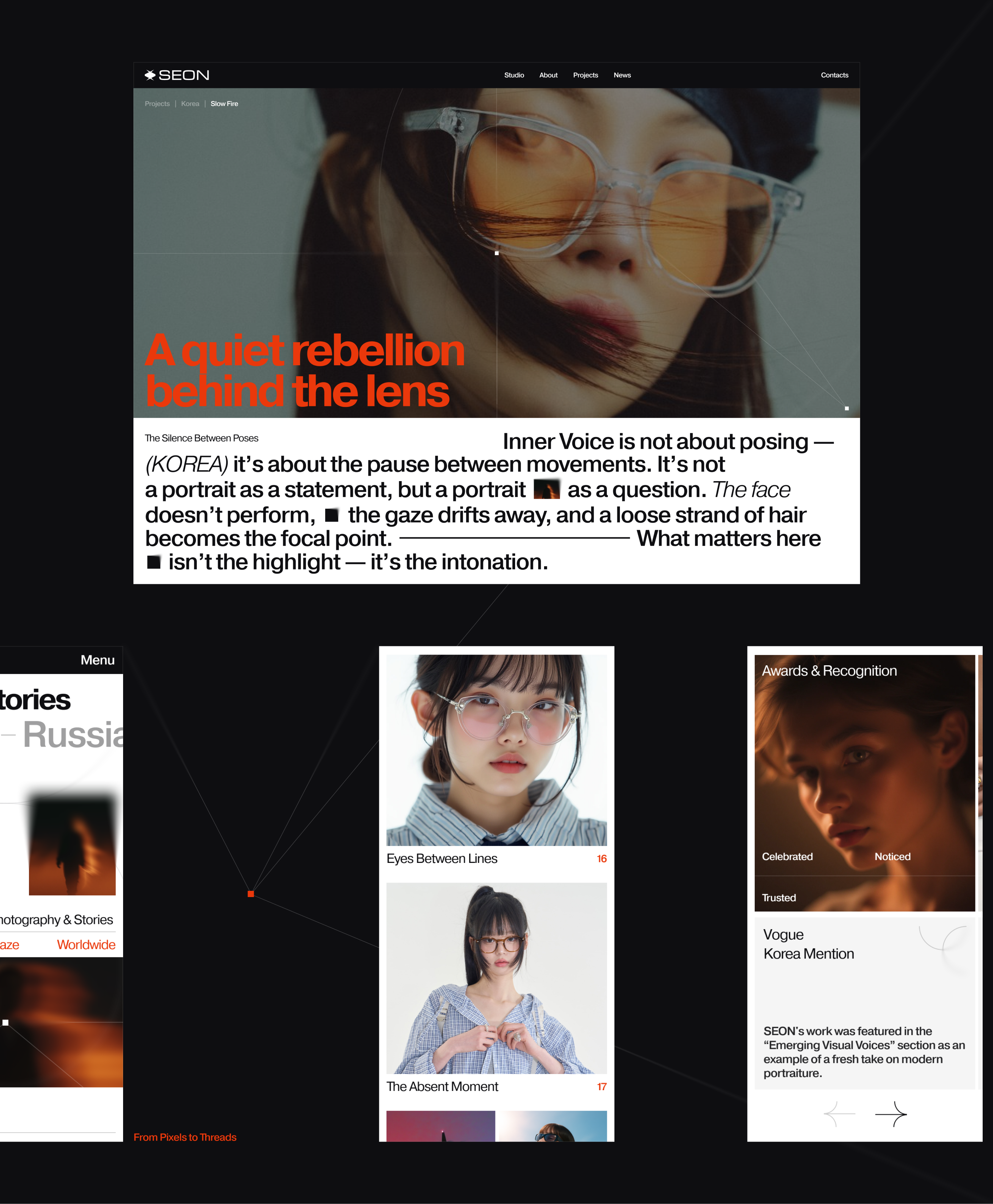 SEON — Digital Silence — Изображение №8 — Интерфейсы, Брендинг на Dprofile