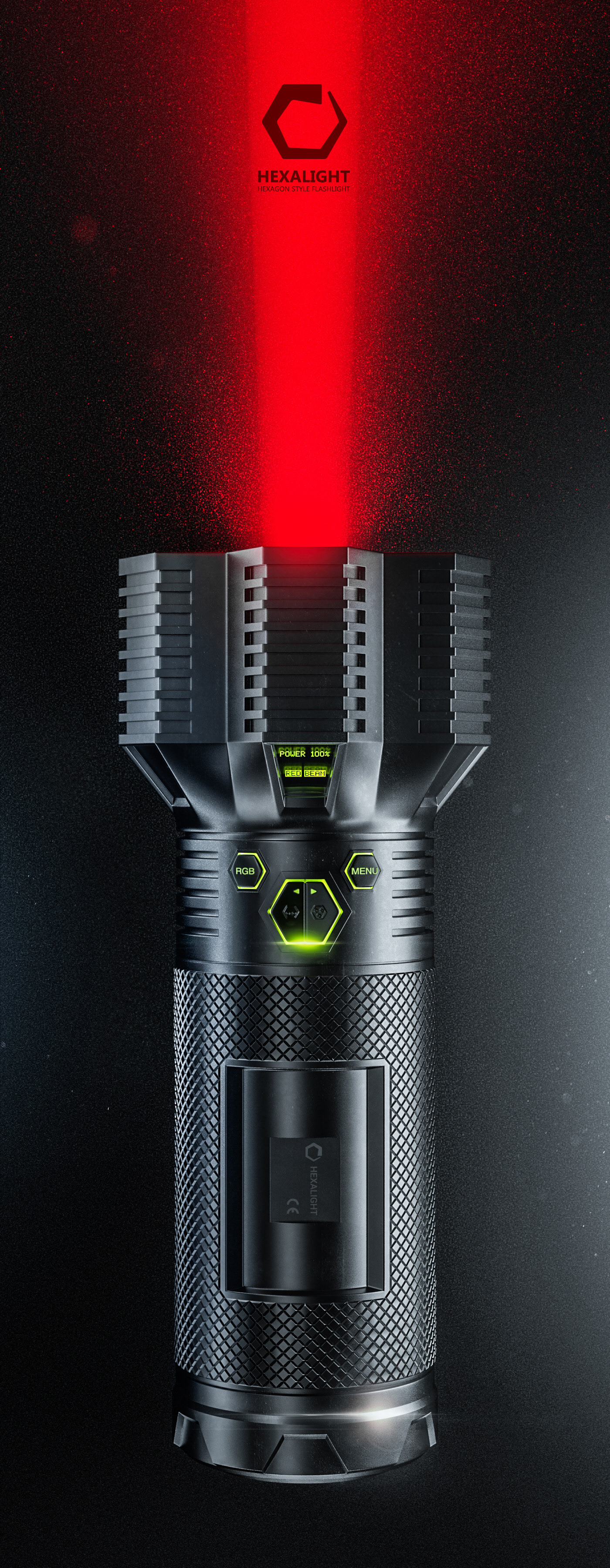 Hexalight Flashlight — Изображение №1 — 3D на Dprofile