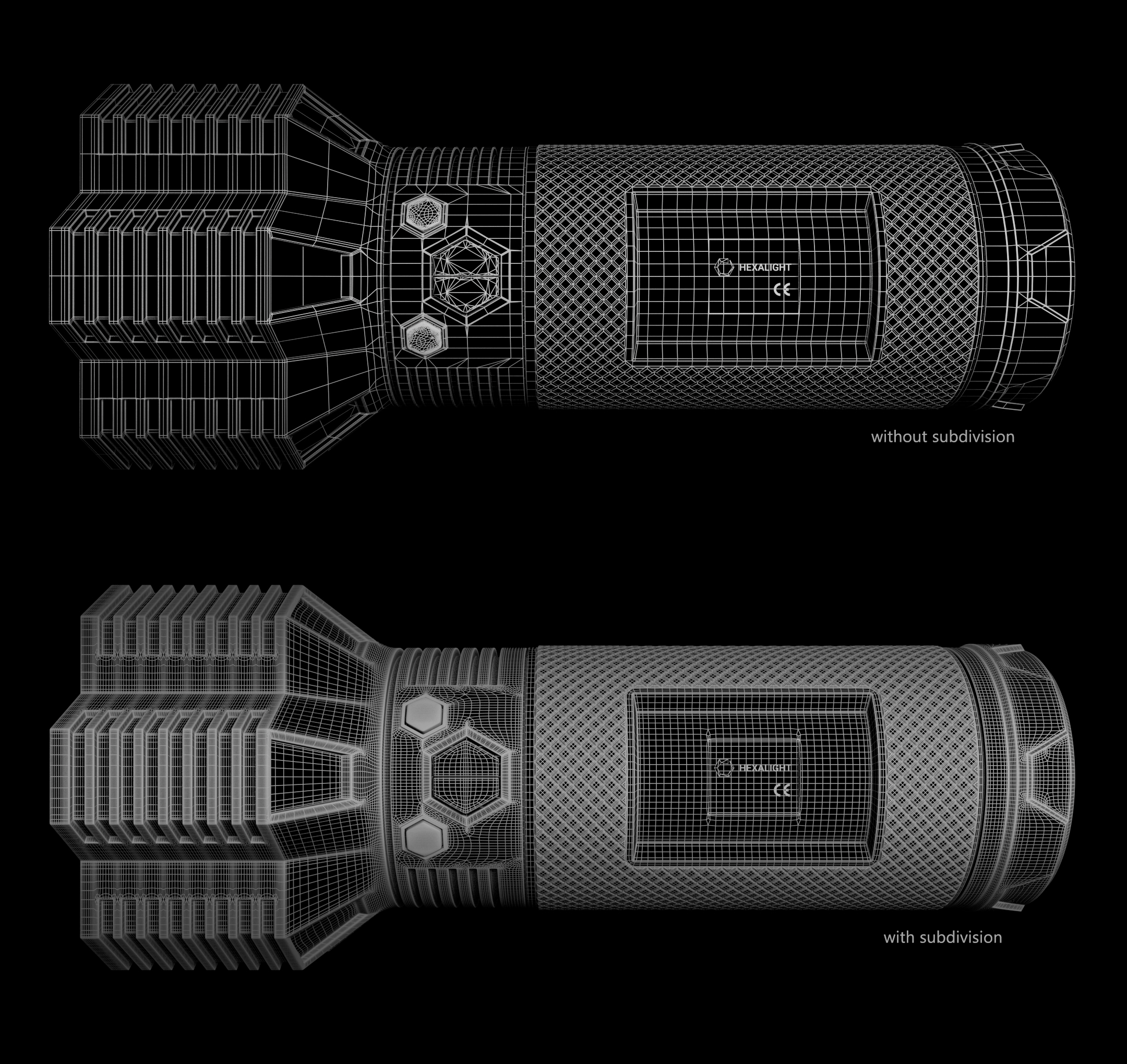 Hexalight Flashlight — Изображение №6 — 3D на Dprofile