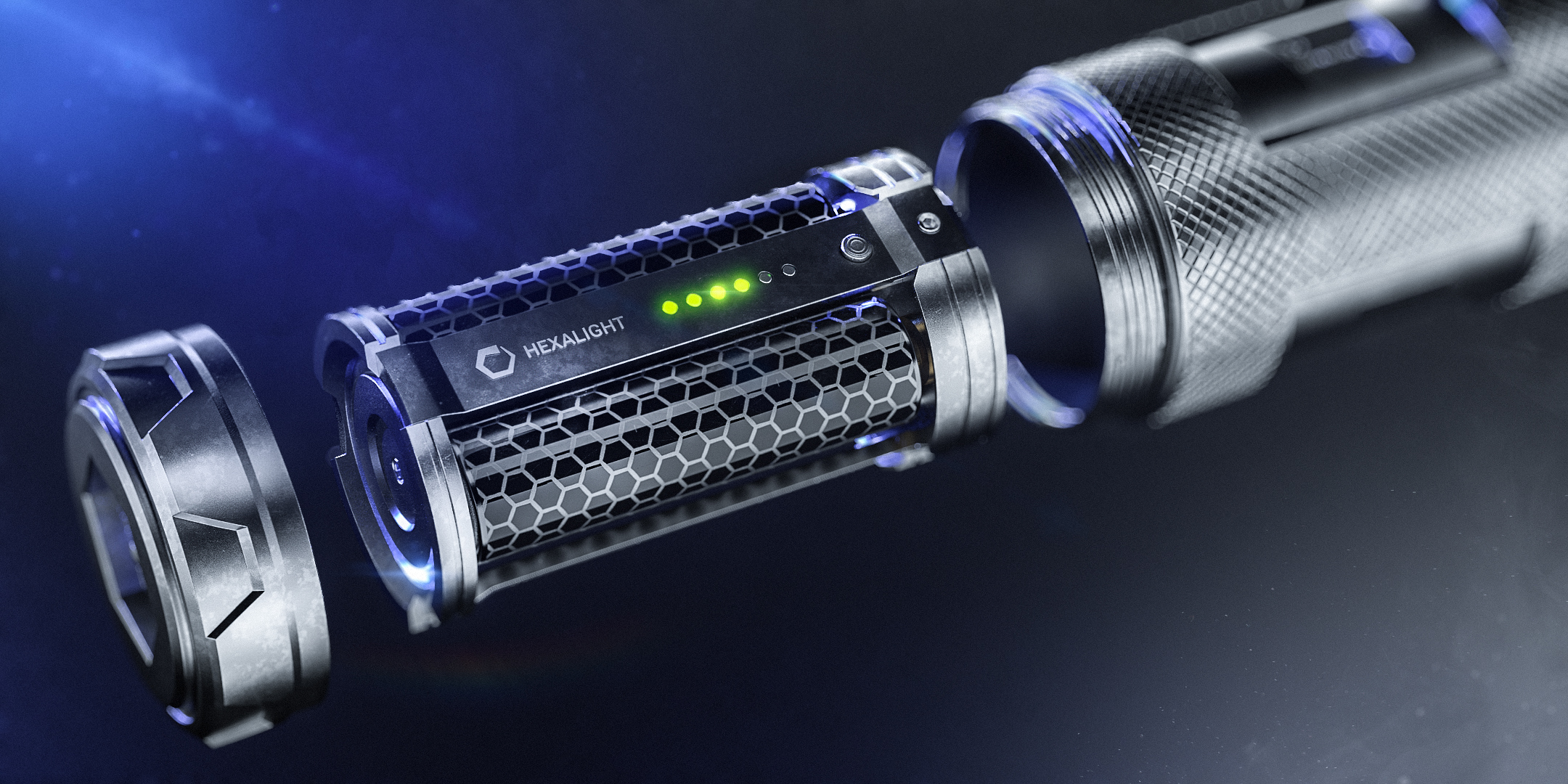 Hexalight Flashlight — Изображение №4 — 3D на Dprofile