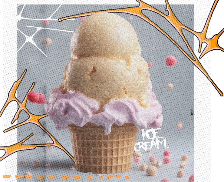 Ice Cream Poster — Графика на Dprofile