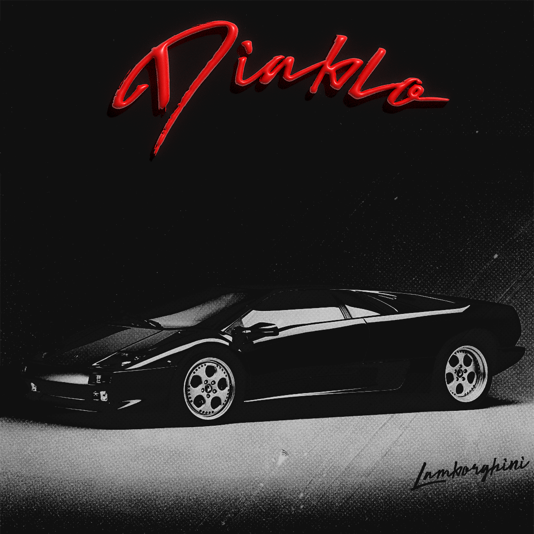 Lamborghini Diablo Постер — Изображение №1 — Графика на Dprofile