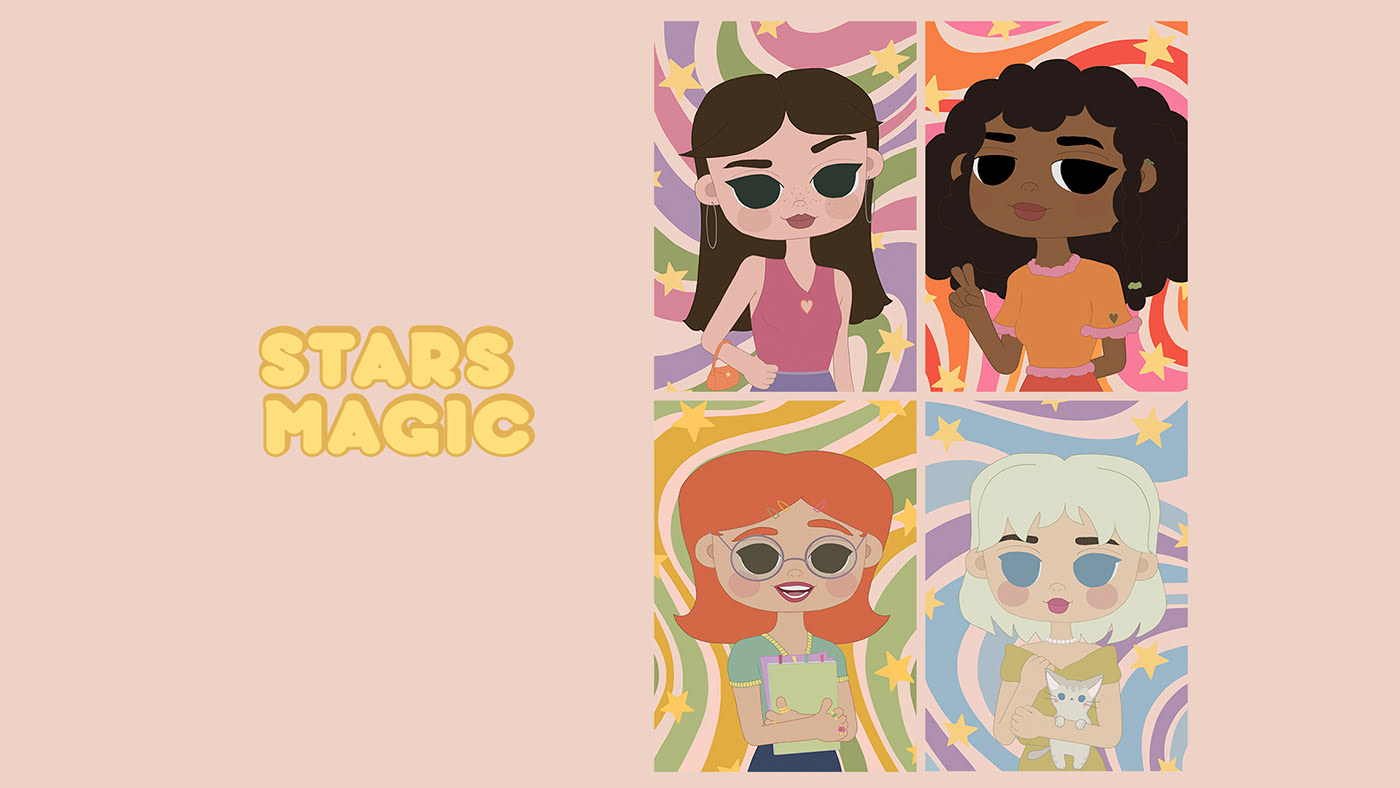 Иллюстрации для проекта "STARS MAGIC" — Изображение №8 — Иллюстрация на Dprofile