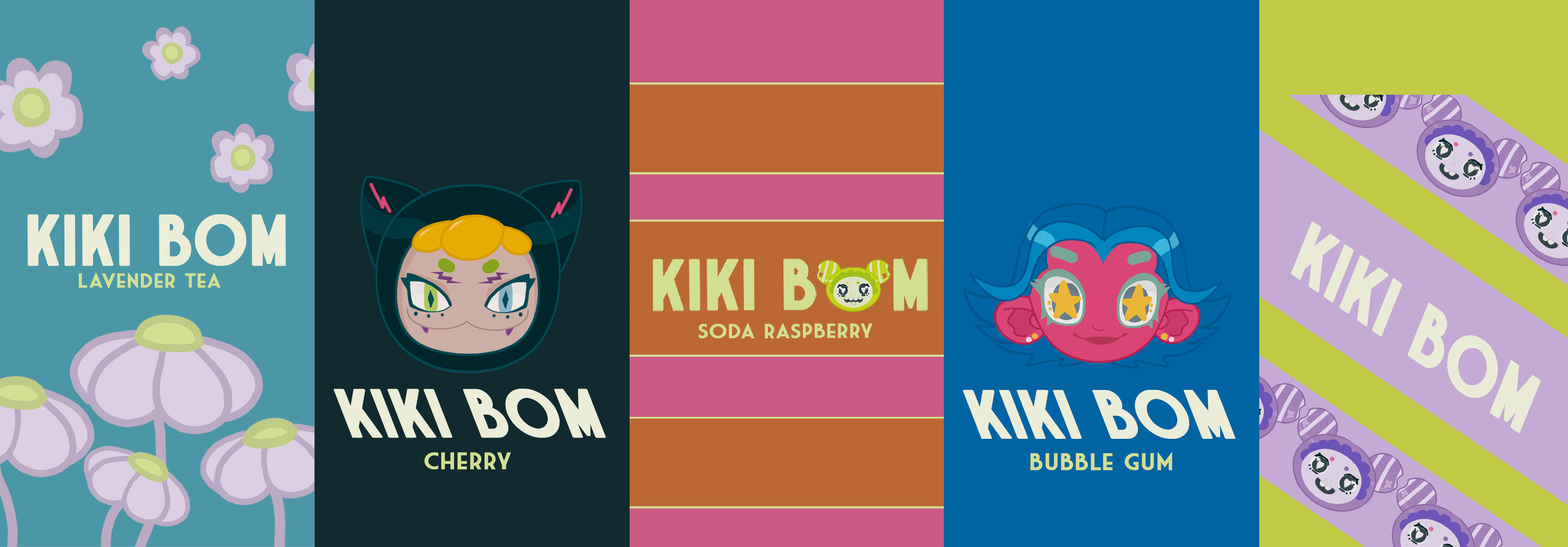 ГАЗИРОВКА KIKI BOM // ФИРМЕННЫЙ СТИЛЬ — Изображение №11 — Иллюстрация, Графика на Dprofile