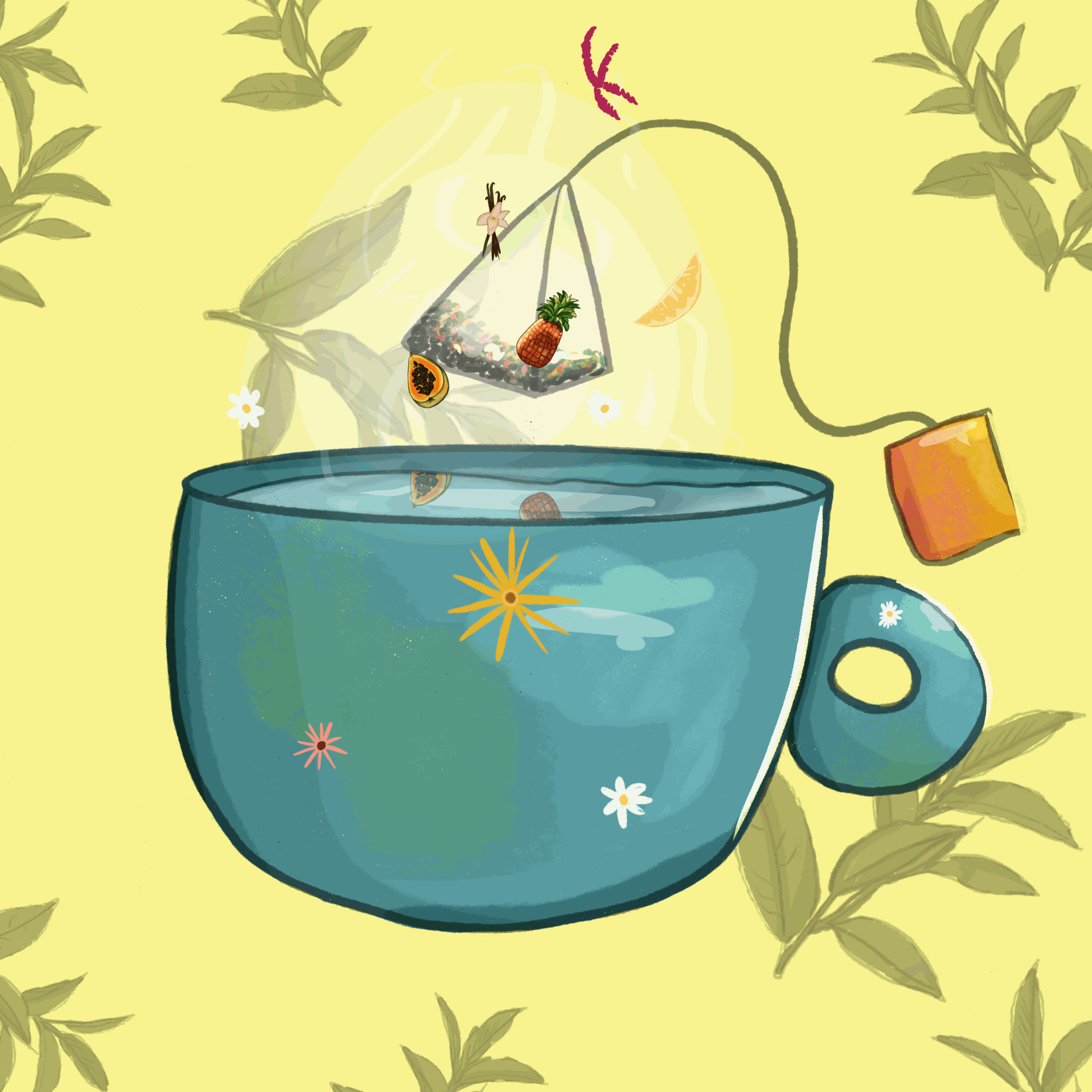 TEA PACKAGING| Organic Green Tea — Изображение №12 — Брендинг, Иллюстрация на Dprofile