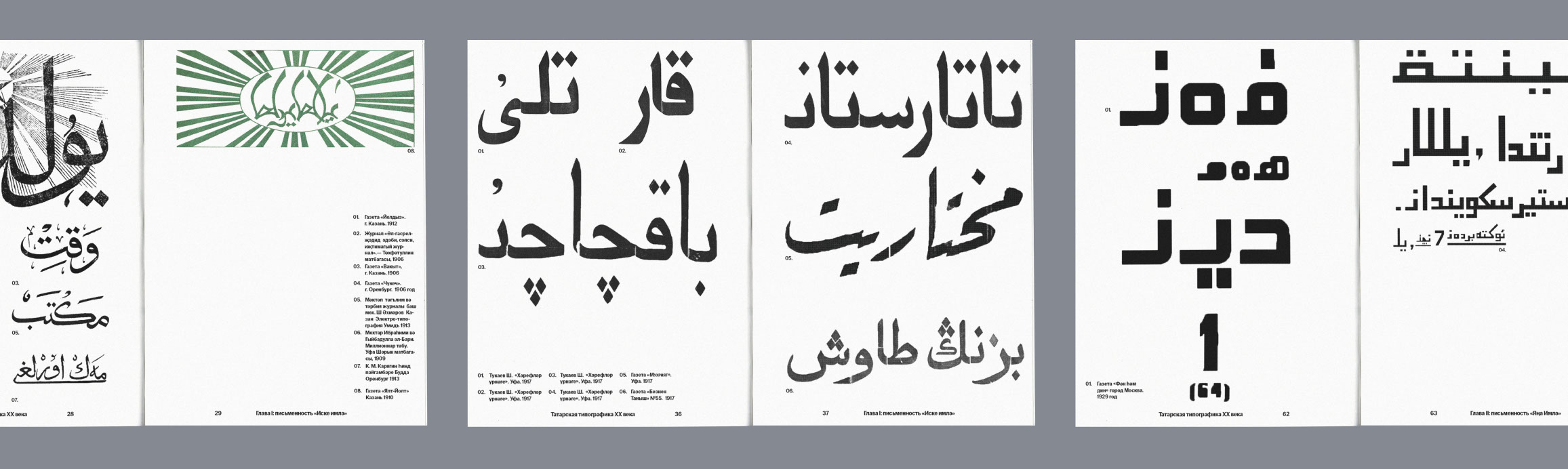 Визуальное исследование «Татарская типографика XX века» — Изображение №14 — Графика на Dprofile