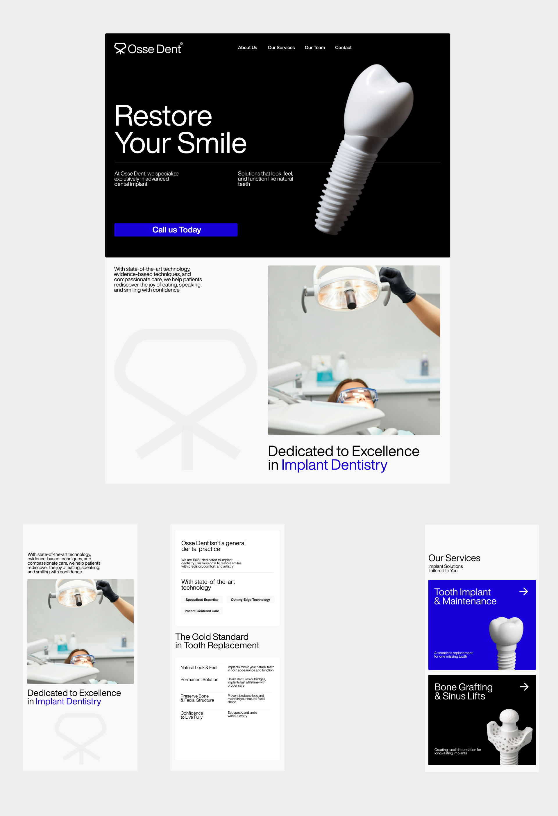 Osse Dent - Identity and Web-Design — Изображение №13 — Интерфейсы, Брендинг на Dprofile