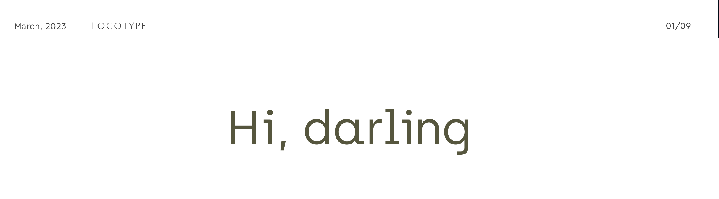 Brand identity Hi, darling — Изображение №2 — Брендинг на Dprofile