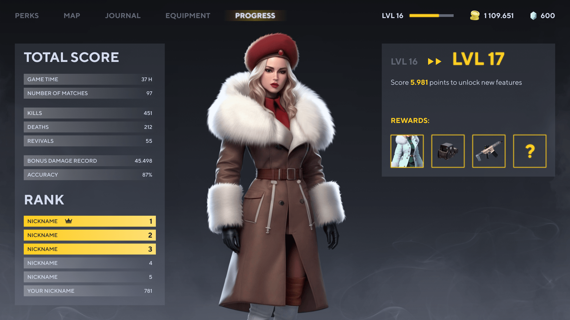 UI дизайн игры — Изображение №12 — Интерфейсы на Dprofile