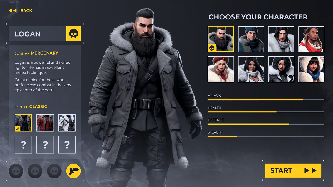 UI дизайн игры — Изображение №2 — Интерфейсы на Dprofile