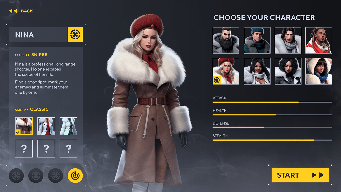 UI дизайн игры — Изображение №3 — Интерфейсы на Dprofile