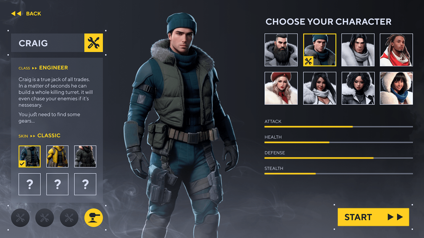 UI дизайн игры — Изображение №4 — Интерфейсы на Dprofile