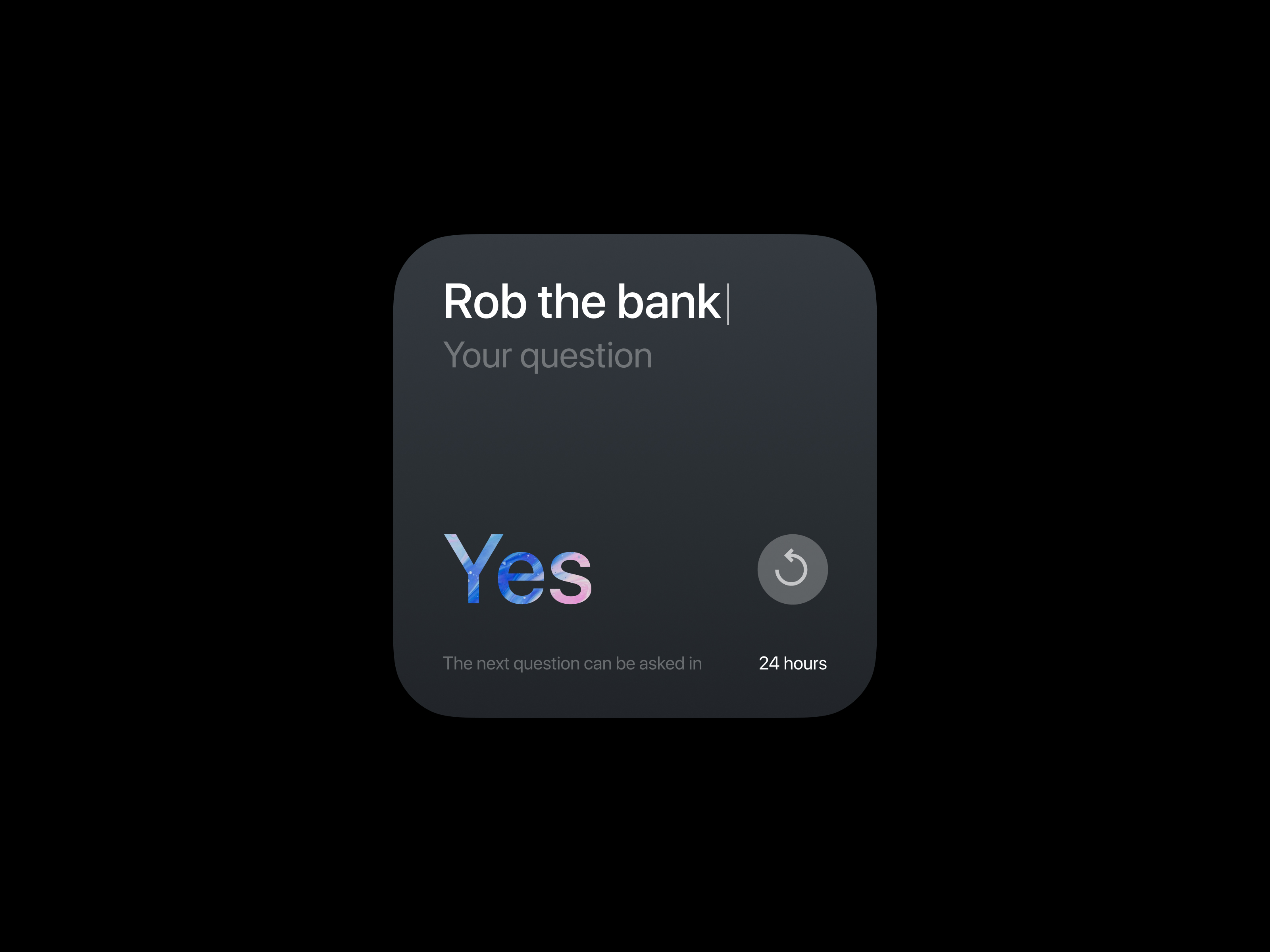 iOS widget question and answer 🔮 — Изображение №2 — Интерфейсы на Dprofile