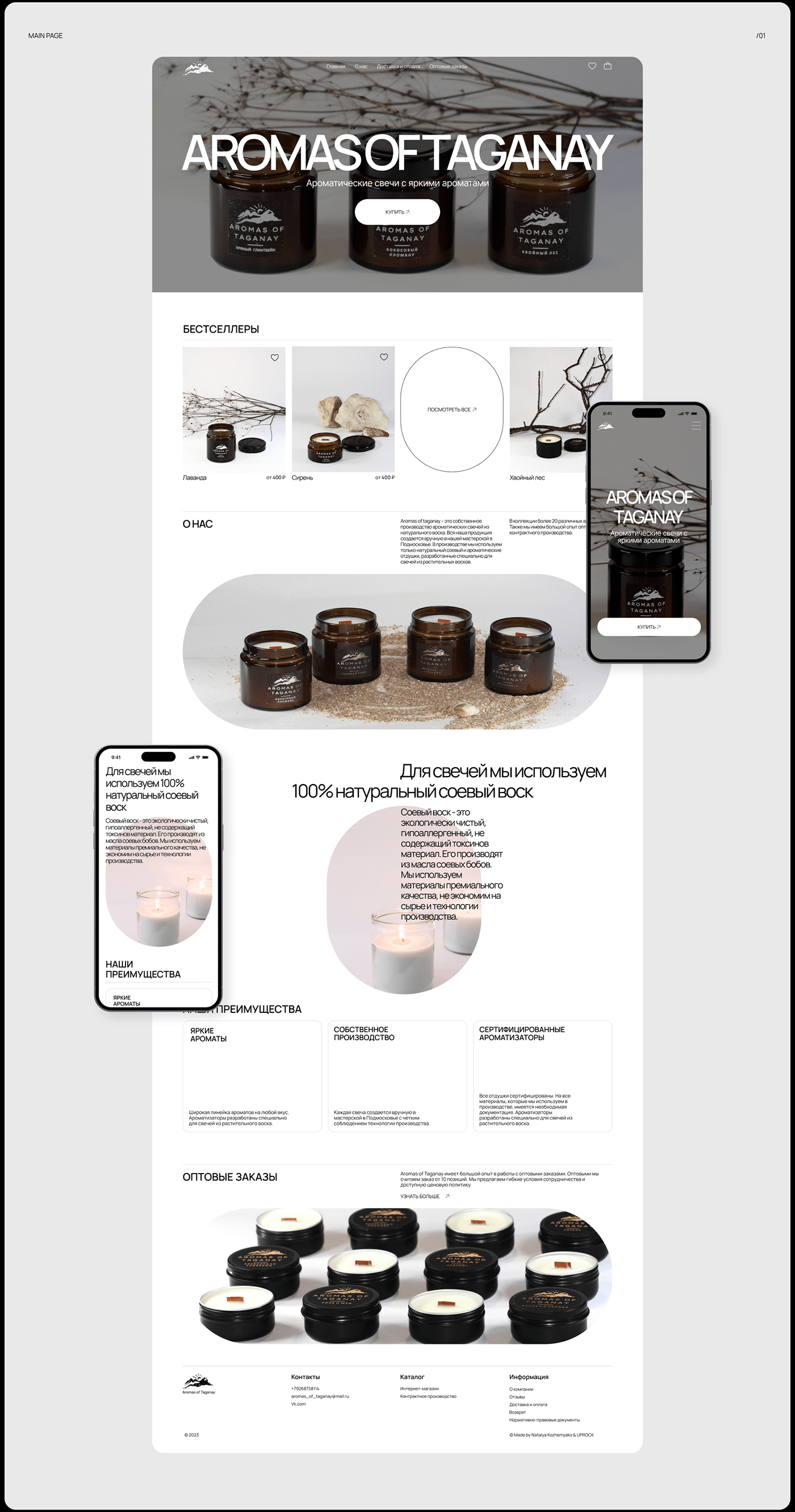 AROMAS OF TAGANAY — Изображение №2 — Интерфейсы на Dprofile