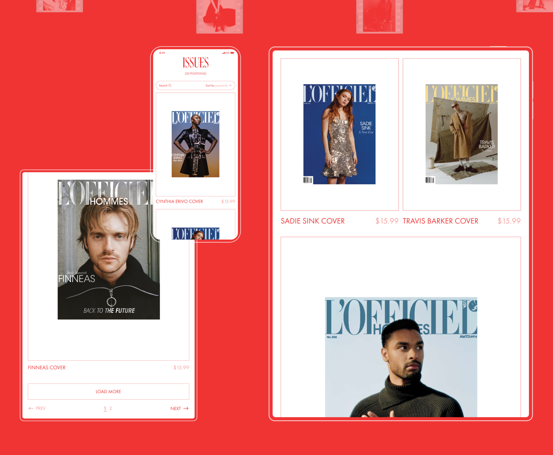 L’ officiel Usa — News Website Redesign — Изображение №11 — Интерфейсы, Брендинг на Dprofile
