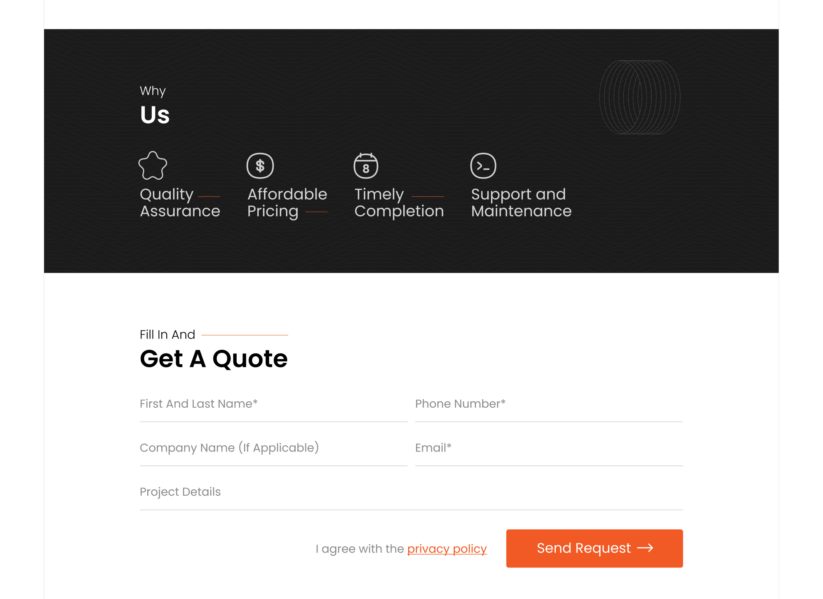 Landing Page | Лендинг разработка мобильных приложений — Изображение №6 — Интерфейсы на Dprofile