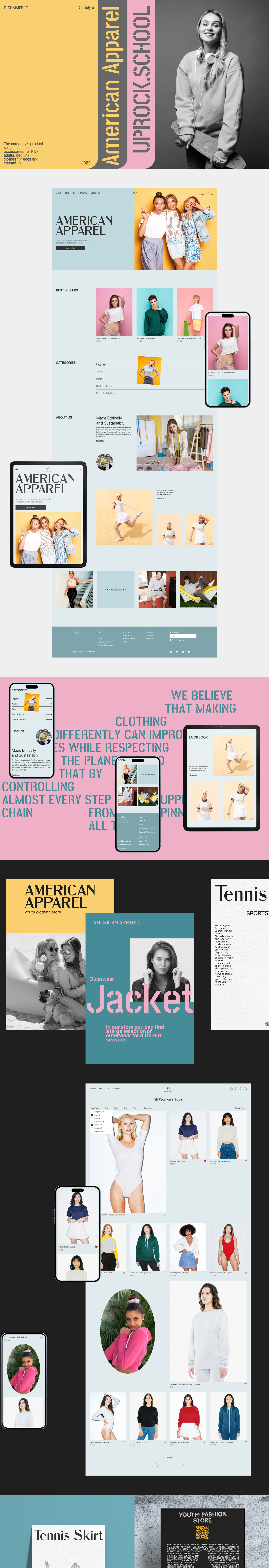 American Apparel | E-commerce | Redesign — Изображение №1 — Интерфейсы на Dprofile