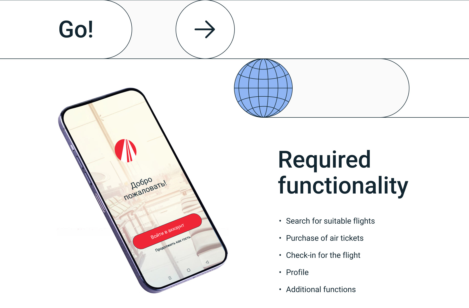 App for booking flights (concept) — Изображение №2 — Интерфейсы, Брендинг на Dprofile