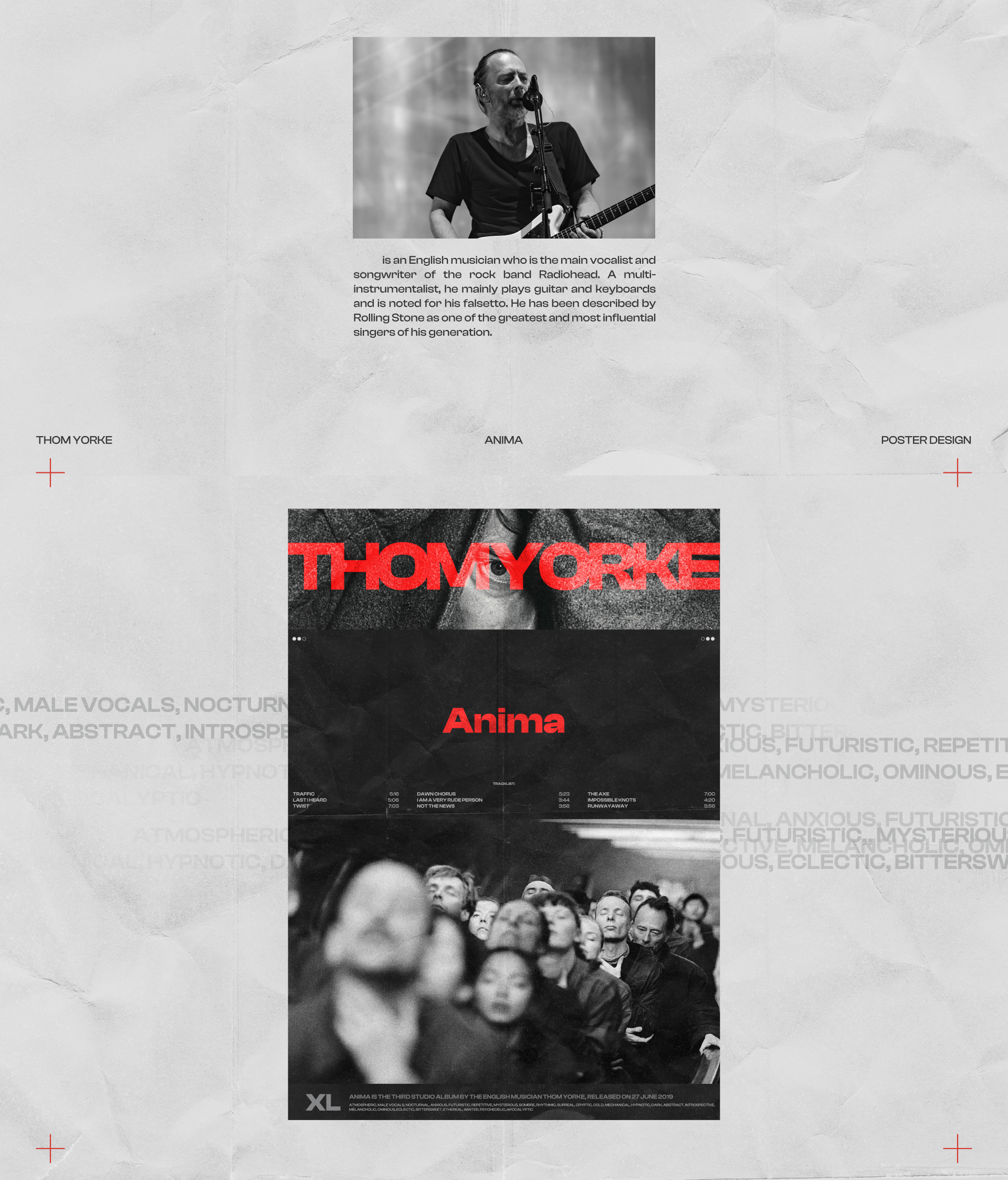 Poster: Thom Yorke — Anima — Изображение №2 — Брендинг, Графика на Dprofile