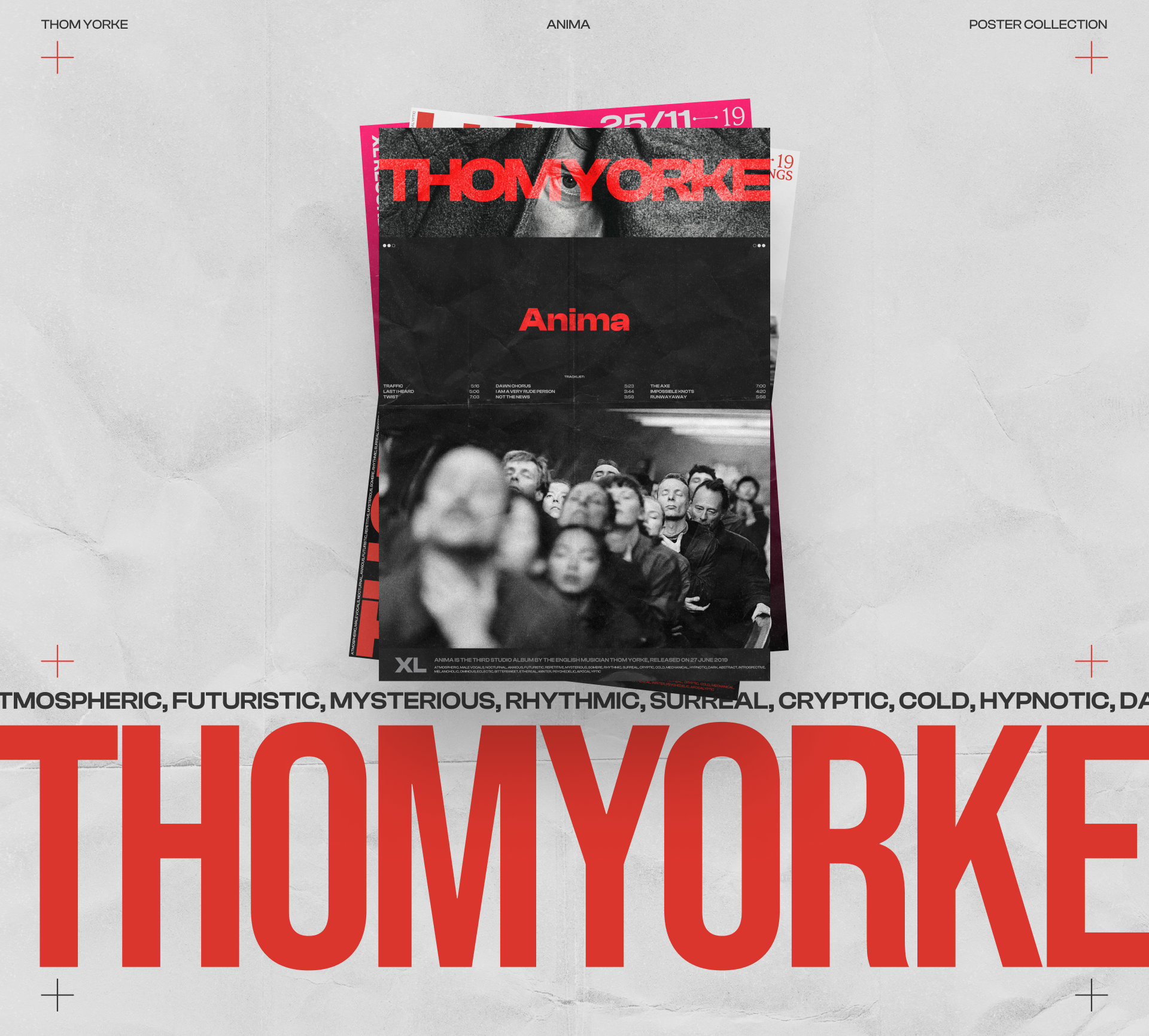 Poster: Thom Yorke — Anima — Изображение №1 — Брендинг, Графика на Dprofile