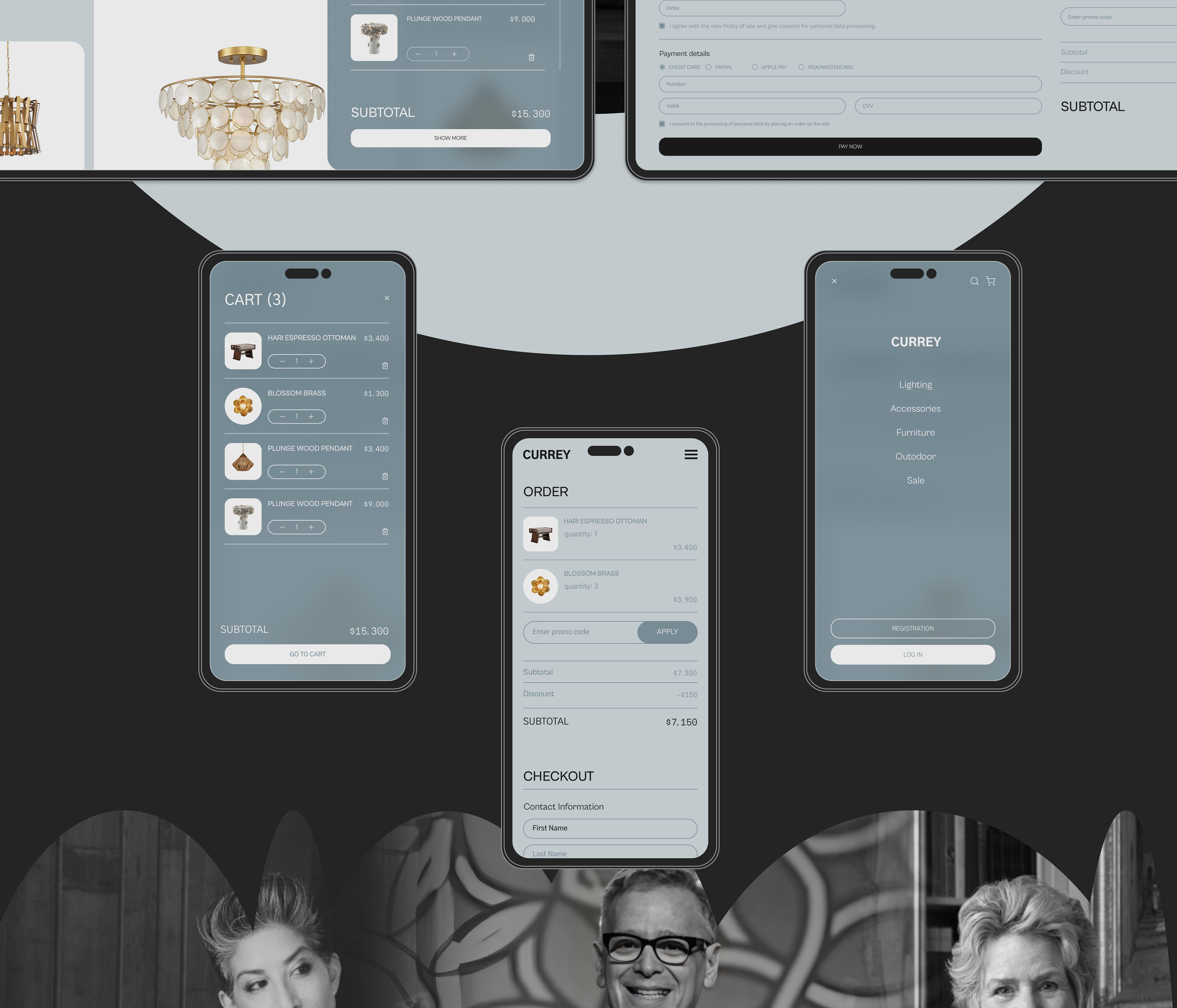 Currey&Company — Изображение №12 — Интерфейсы на Dprofile