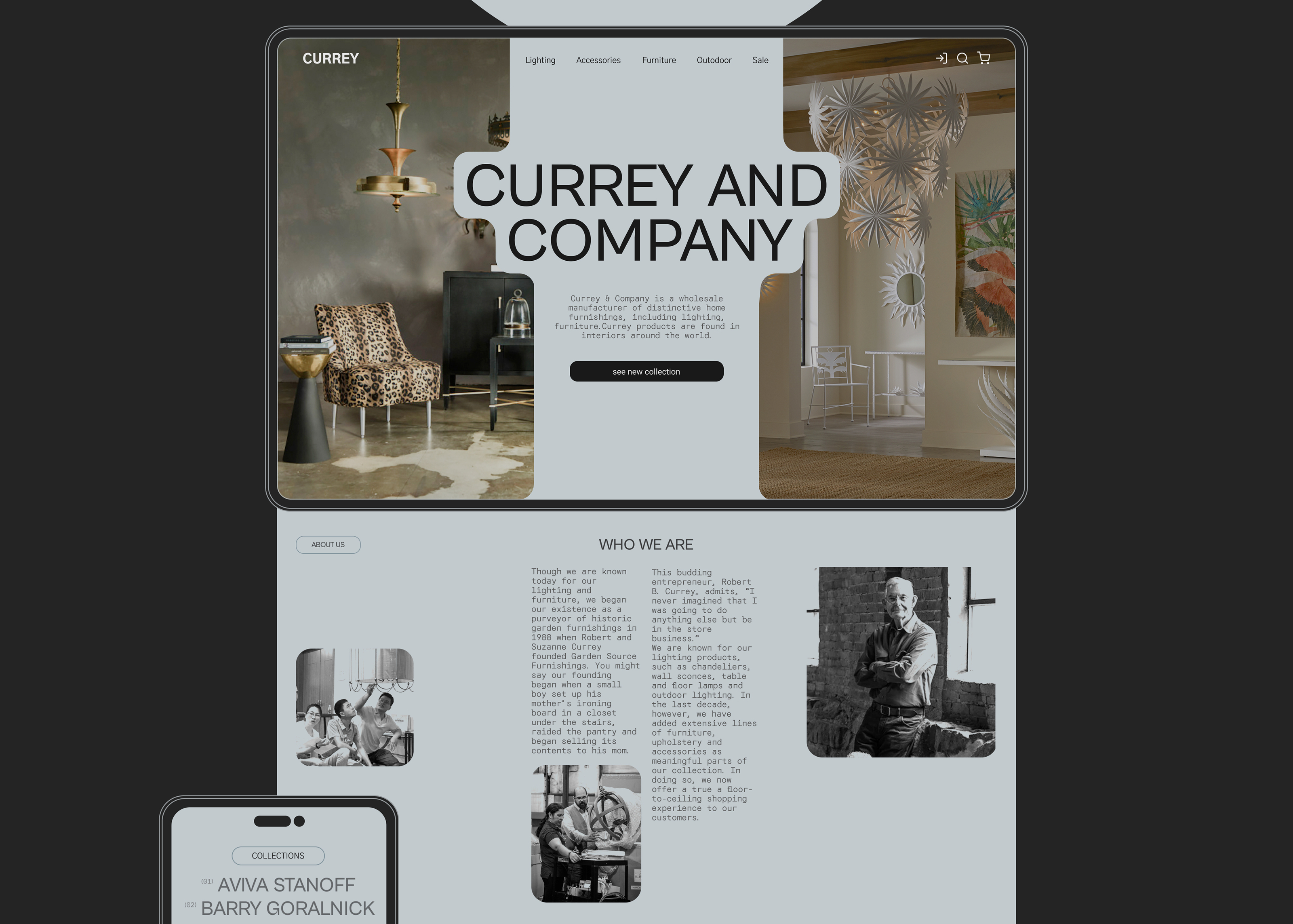 Currey&Company — Изображение №2 — Интерфейсы на Dprofile