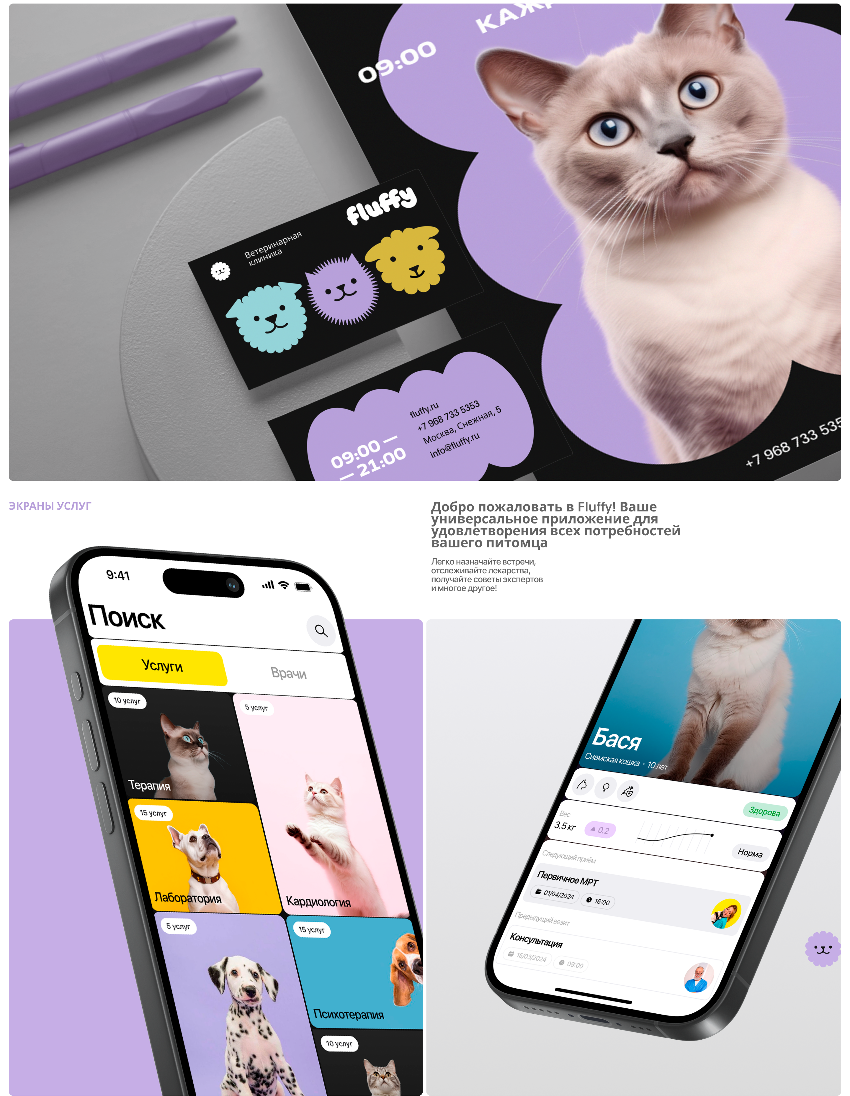 Fluffy — Изображение №3 — Интерфейсы, Брендинг на Dprofile