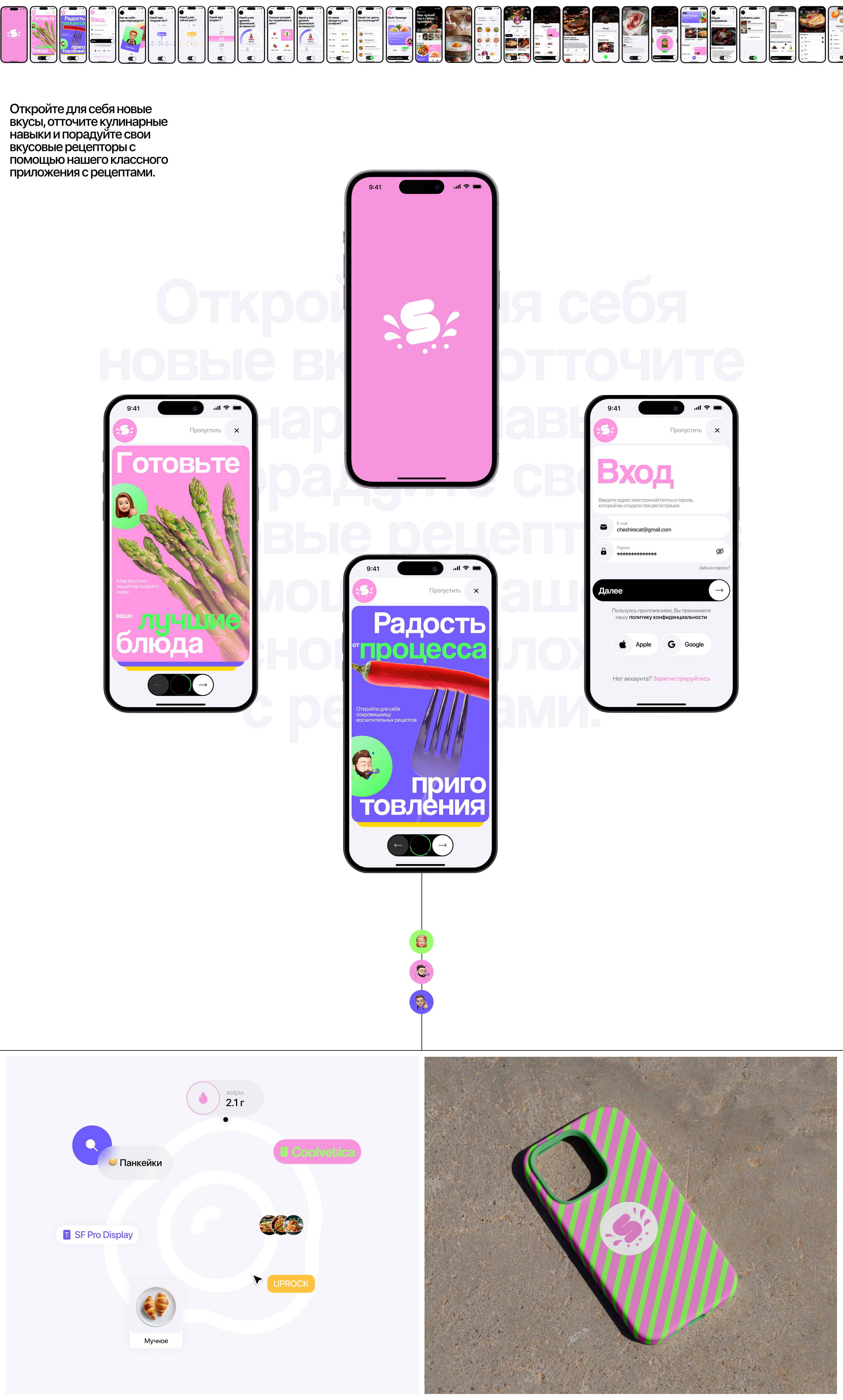 Recipes App — Изображение №4 — Интерфейсы, Брендинг на Dprofile