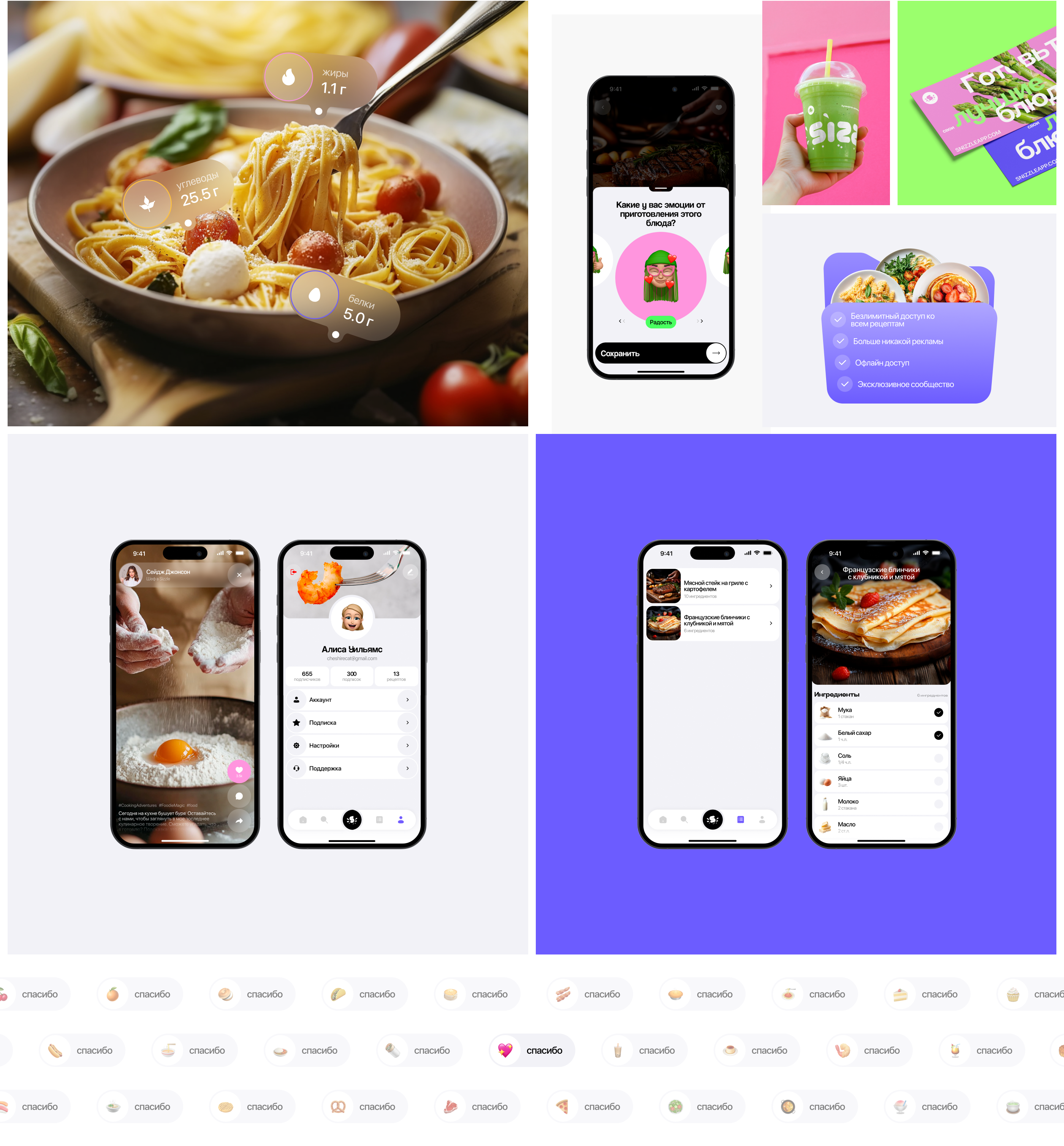 Recipes App — Изображение №11 — Интерфейсы, Брендинг на Dprofile
