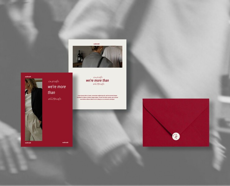 WALKNTALK | Brand Identity — Брендинг на Dprofile