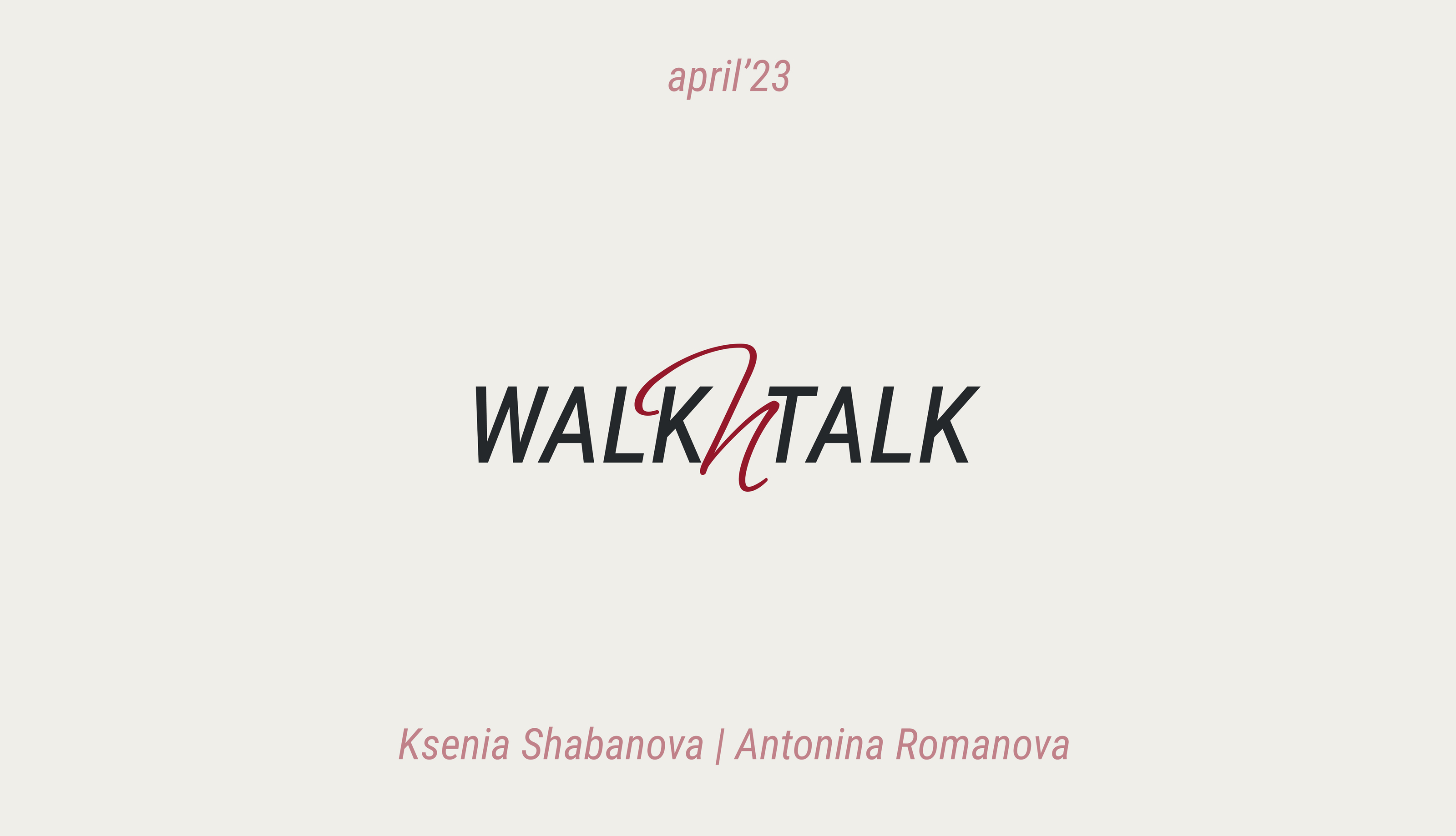 WALKNTALK | Brand Identity — Изображение №2 — Брендинг на Dprofile
