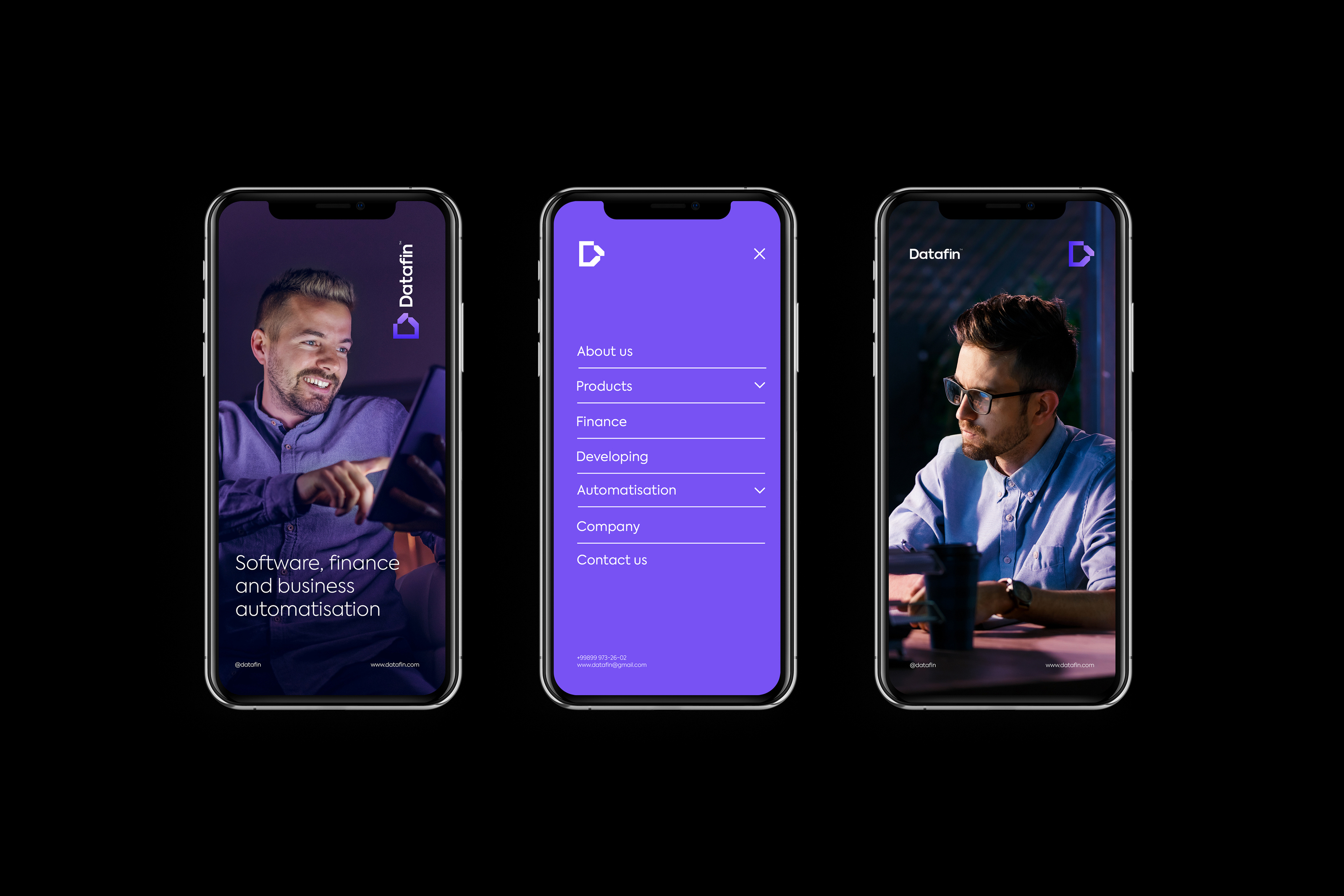 Datafin IT company — Изображение №13 — Брендинг на Dprofile