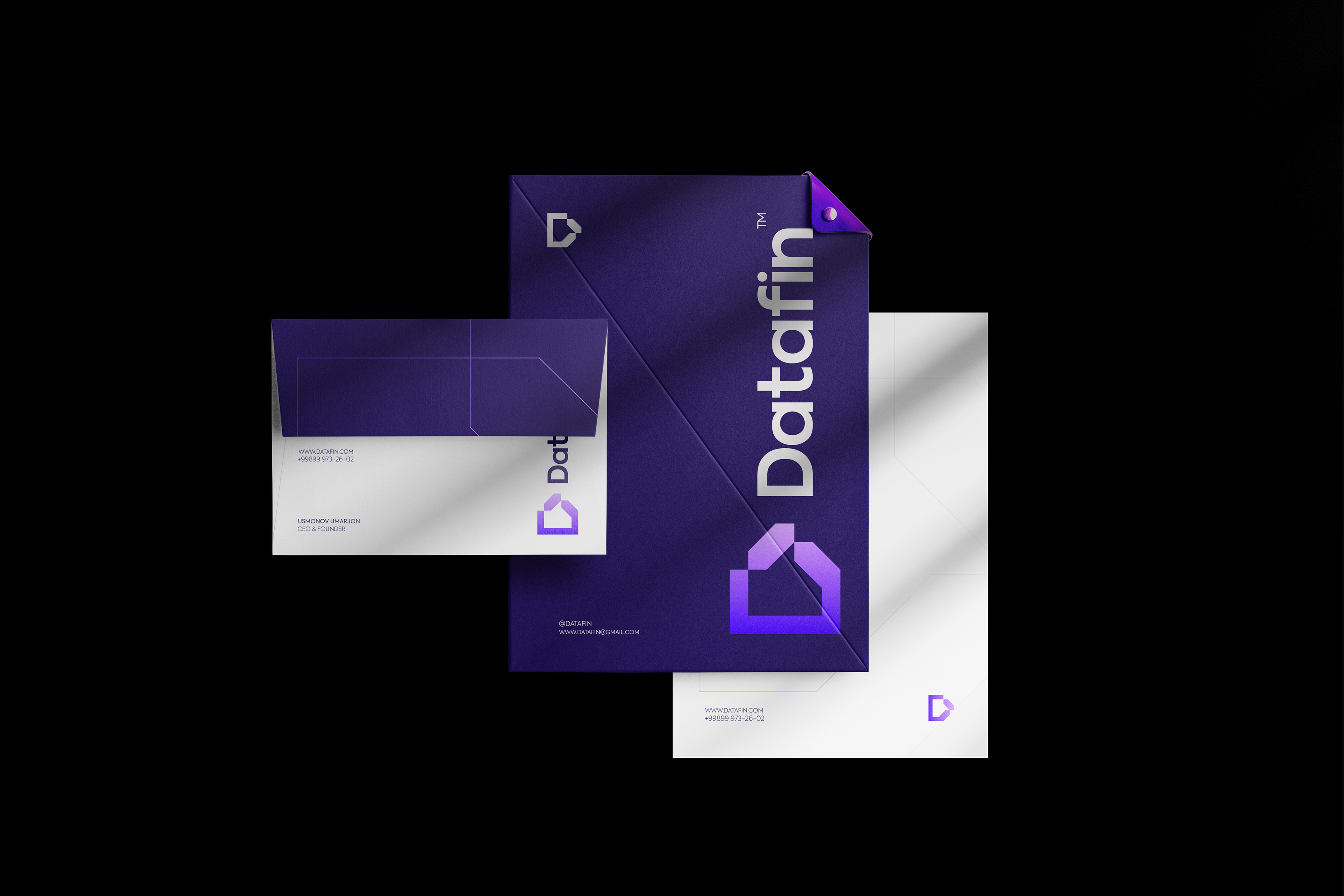 Datafin IT company — Изображение №11 — Брендинг на Dprofile