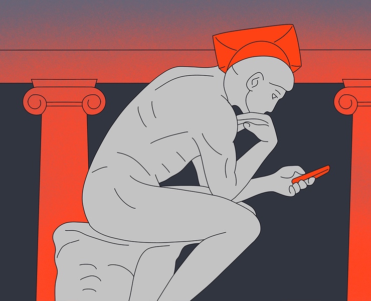 Иллюстрации для karpov.courses на Dprofile