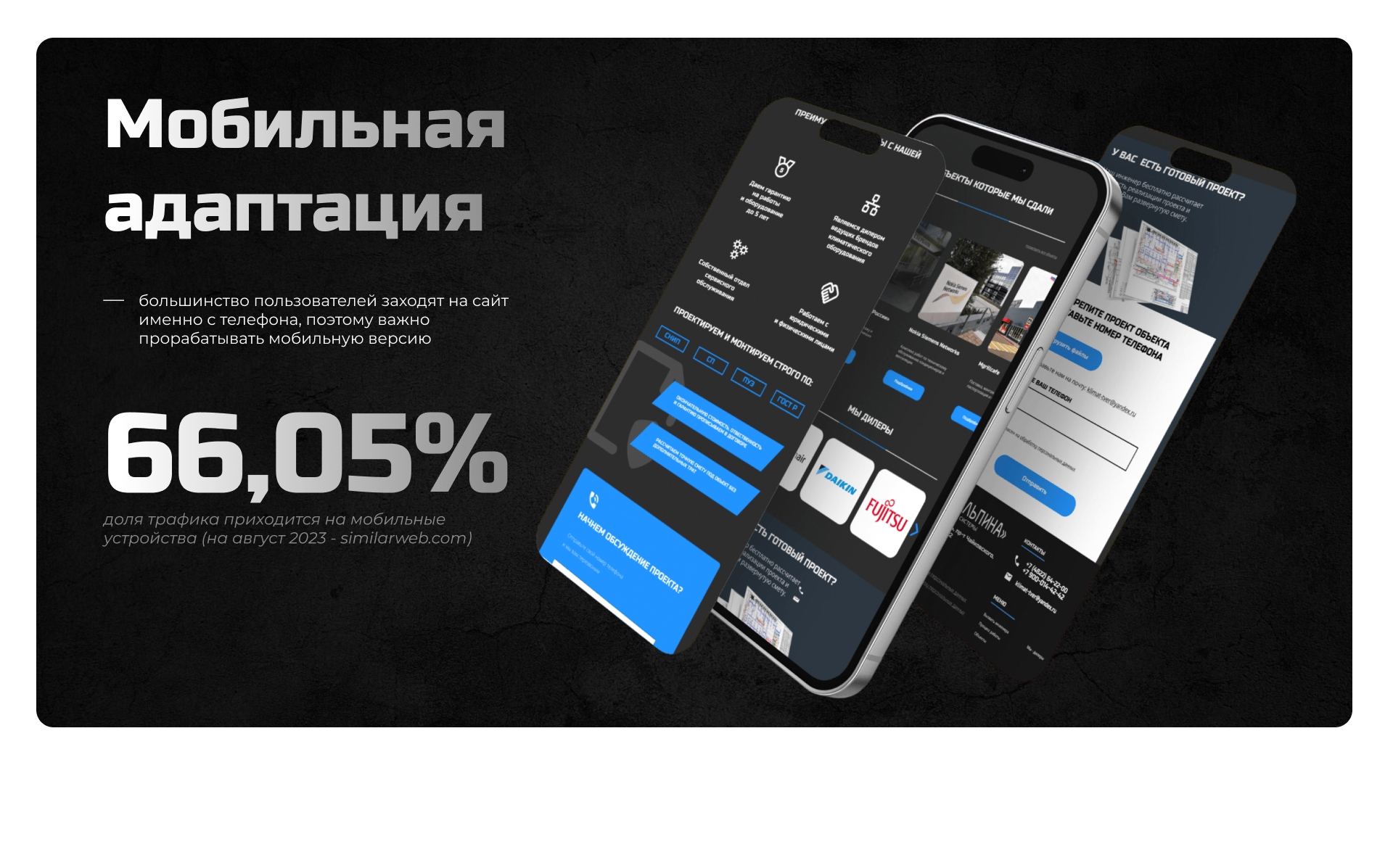 Разработка лендинга | Климатические системы — Изображение №5 — Интерфейсы на Dprofile