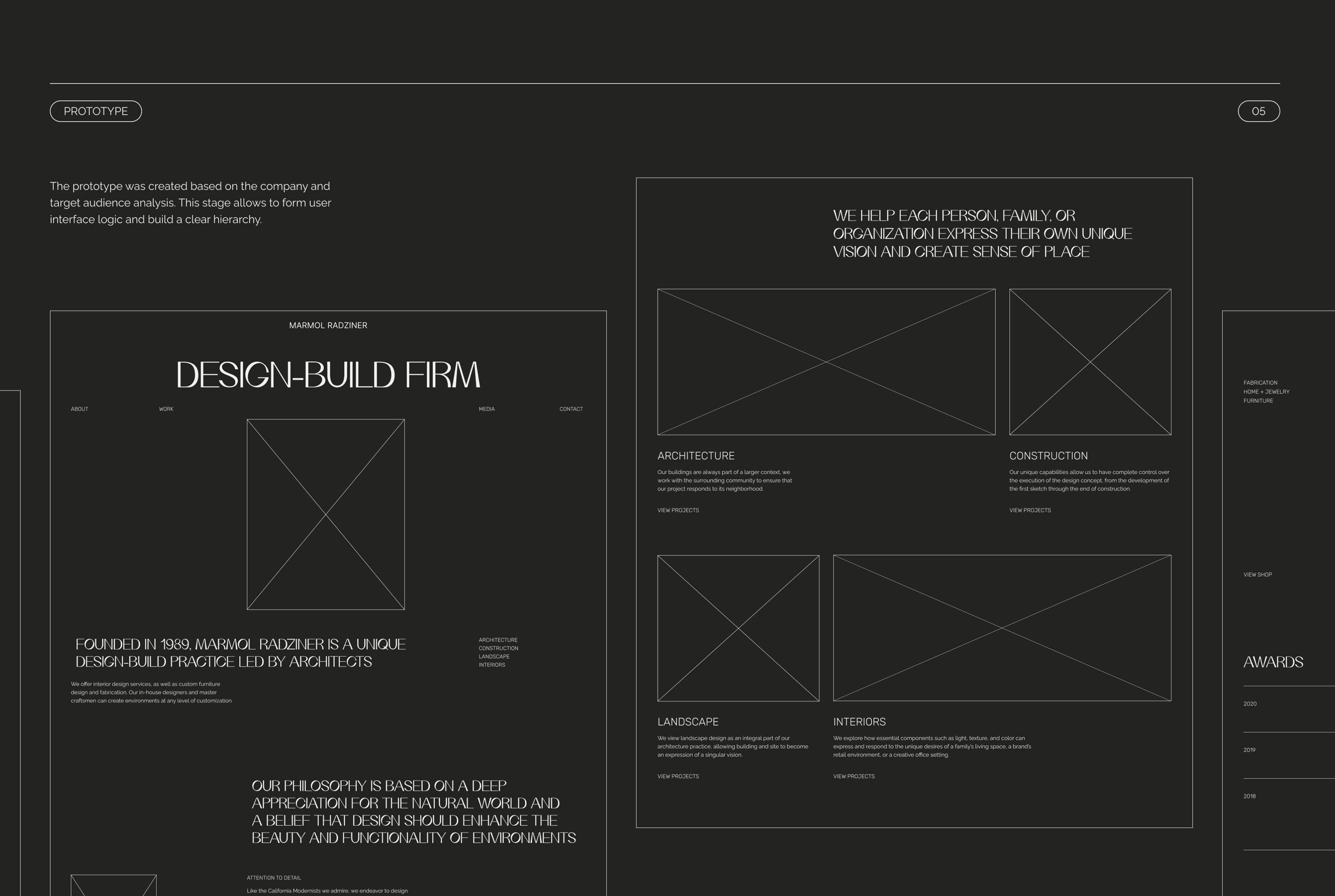 Architecture & Interior Design Bureau｜Website Design — Изображение №5 — Интерфейсы на Dprofile