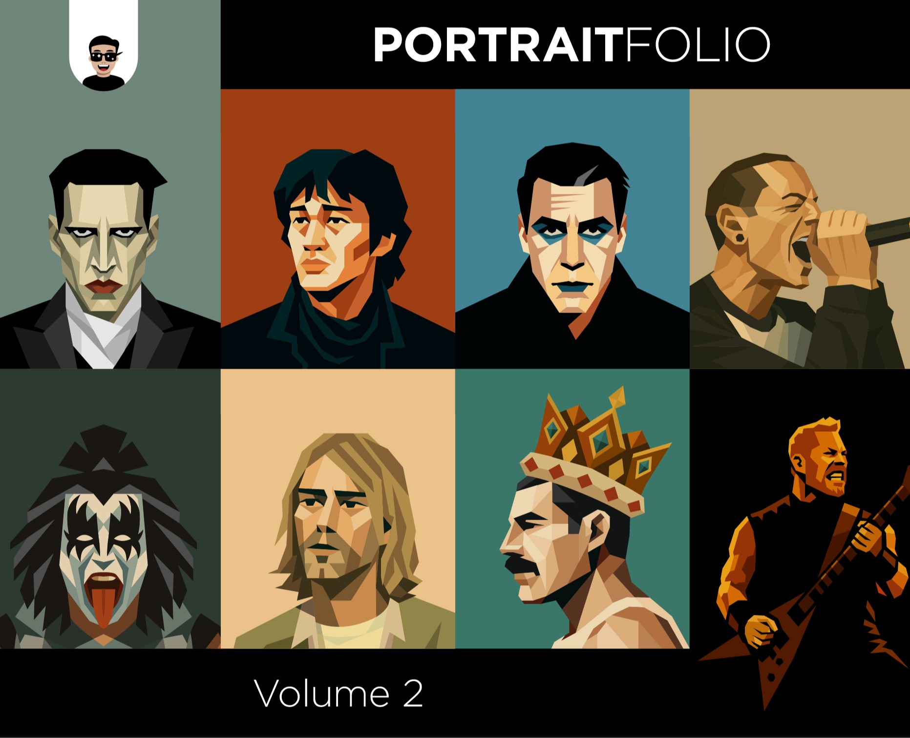 Портретфолио. Часть 2. Рок-звезды на Dprofile