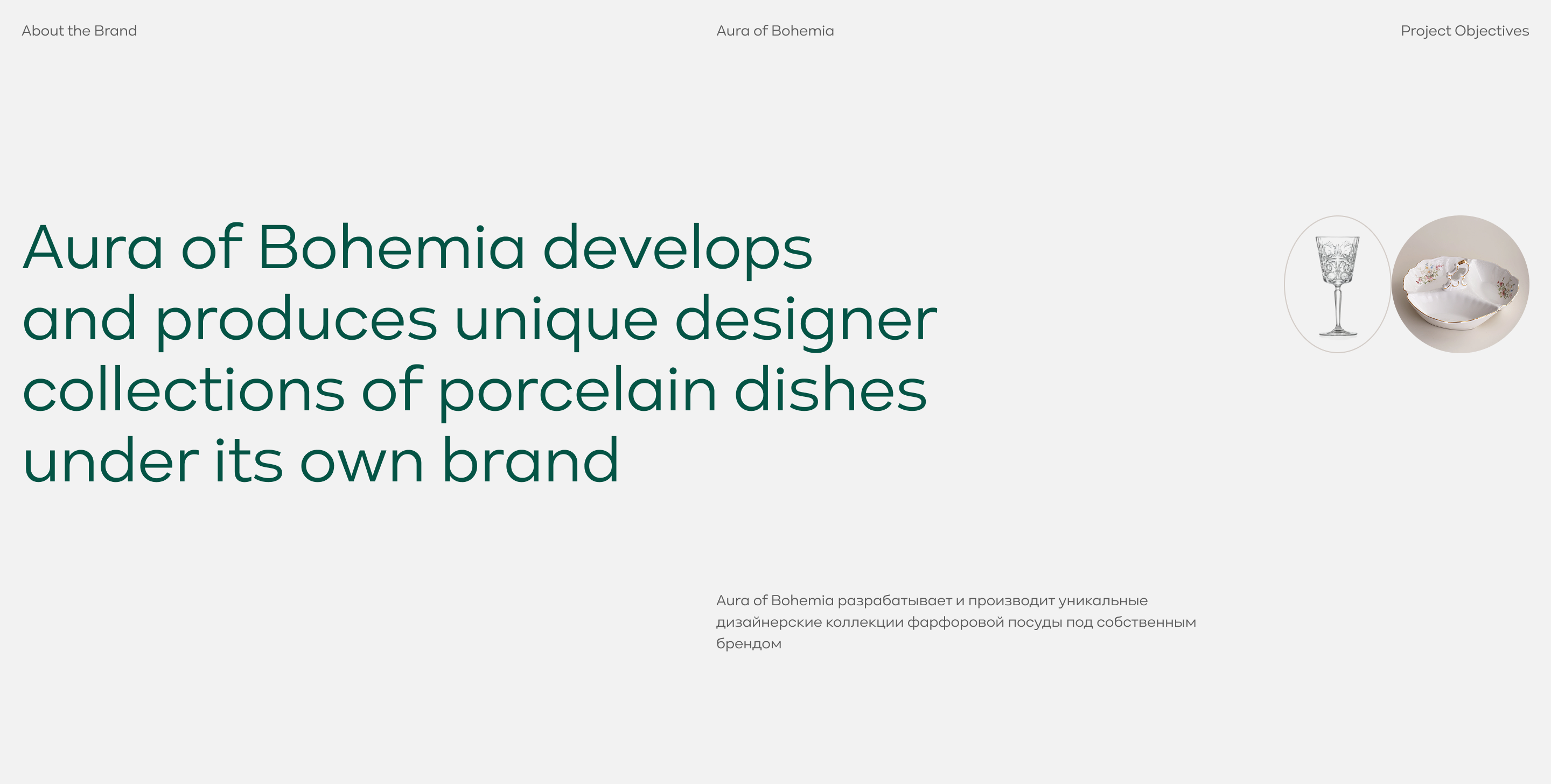 Aura of Bohemia | Website — Изображение №1 — Интерфейсы, Анимация на Dprofile