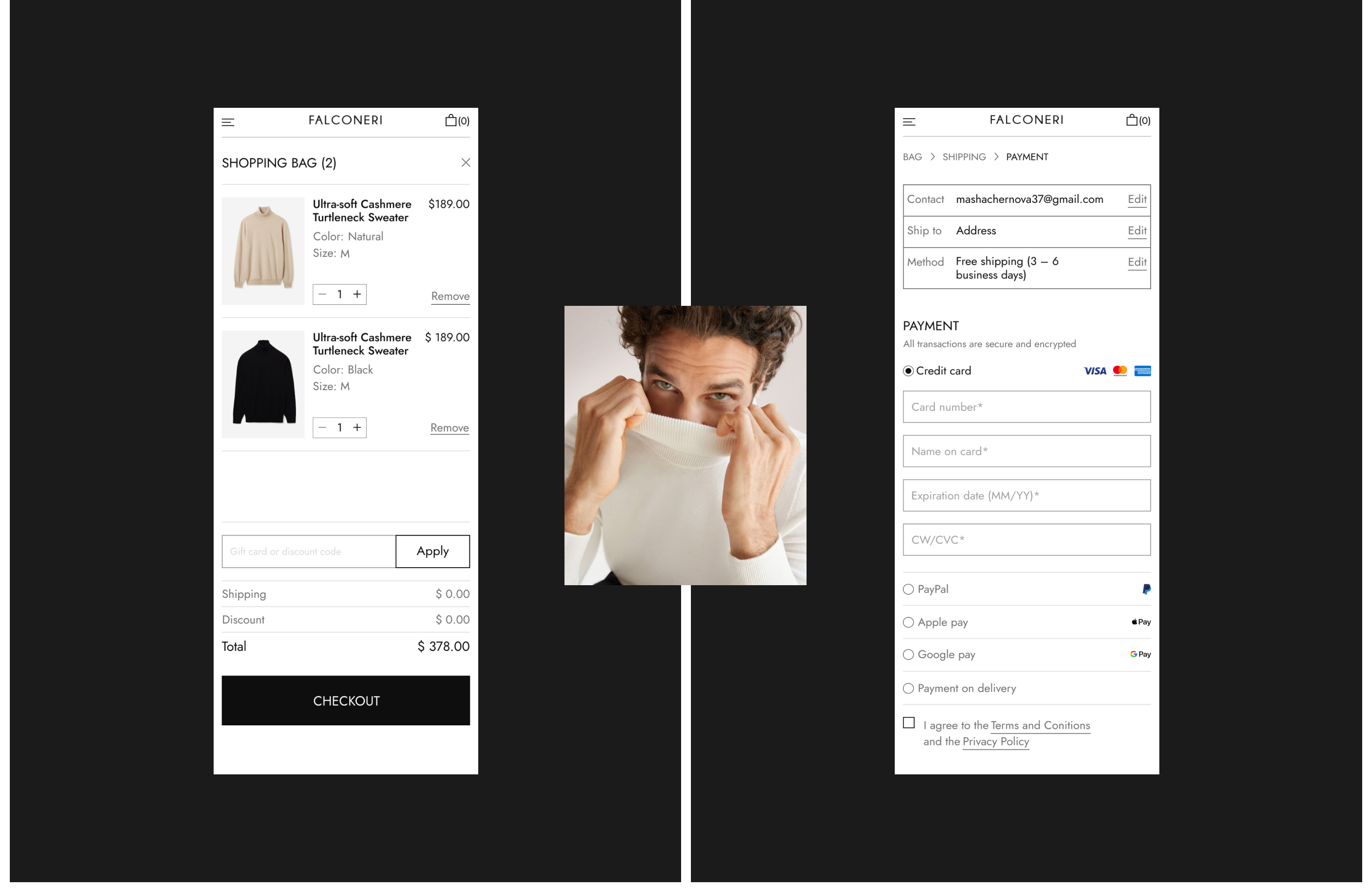 Falconeri / E-commerce — Изображение №10 — Интерфейсы, Брендинг на Dprofile