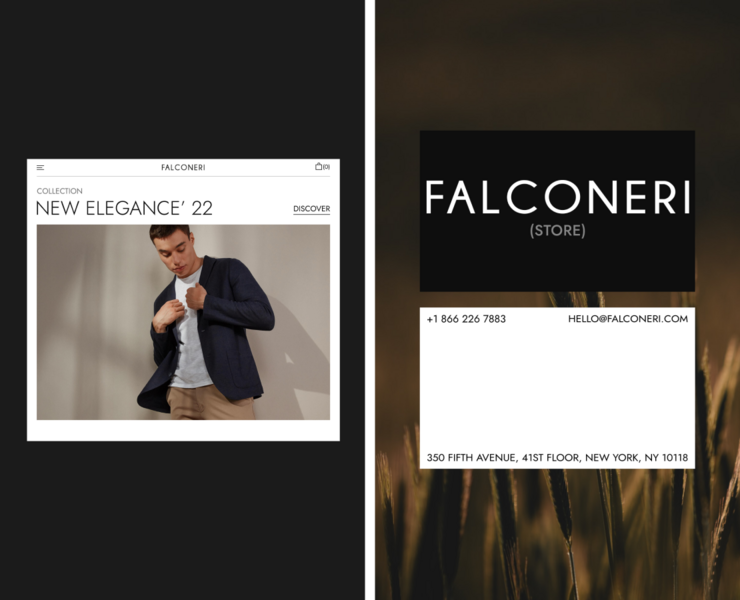 Falconeri / E-commerce на Dprofile