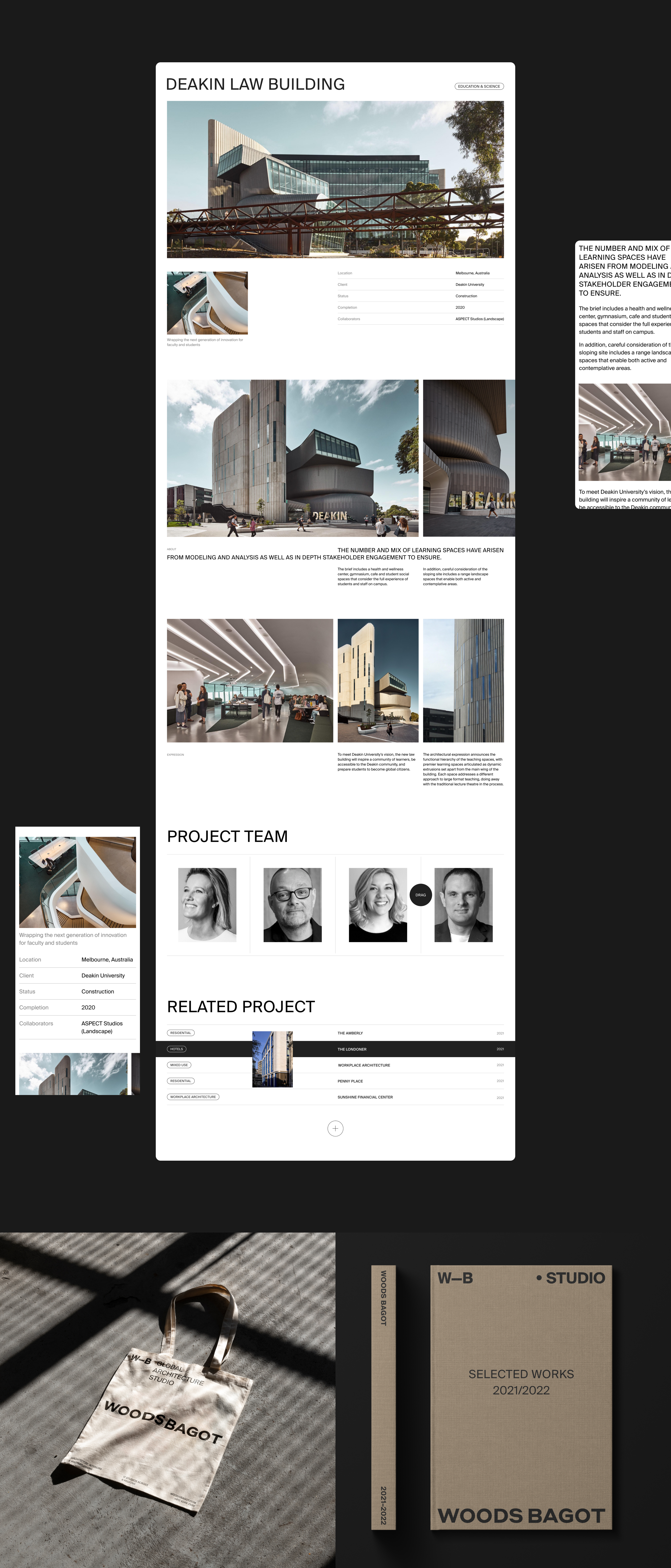 Woods Bagot | Corporate — Изображение №4 — Интерфейсы, Брендинг на Dprofile