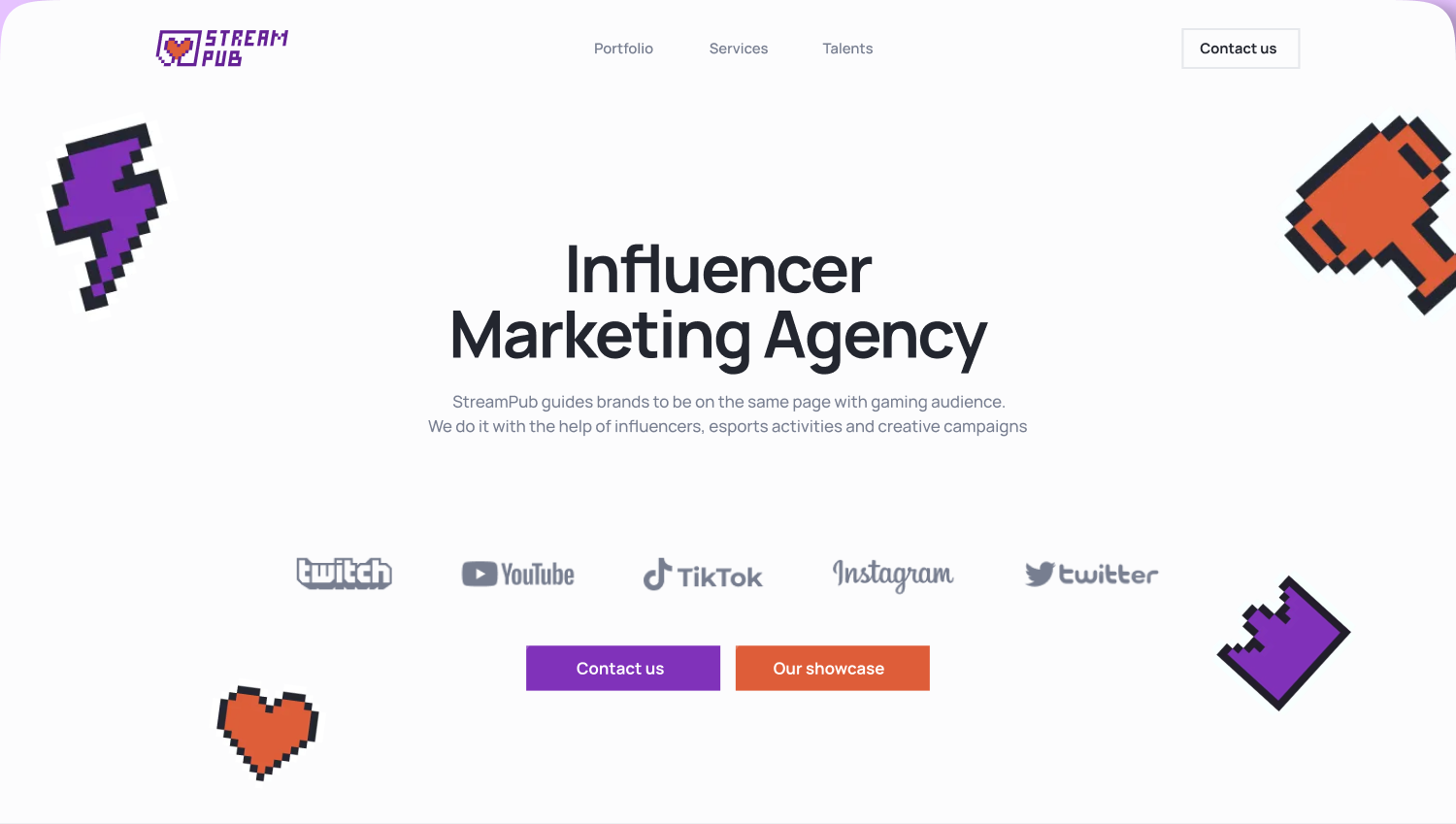UI Landing Marketing Agency — Изображение №3 — Интерфейсы, Брендинг на Dprofile