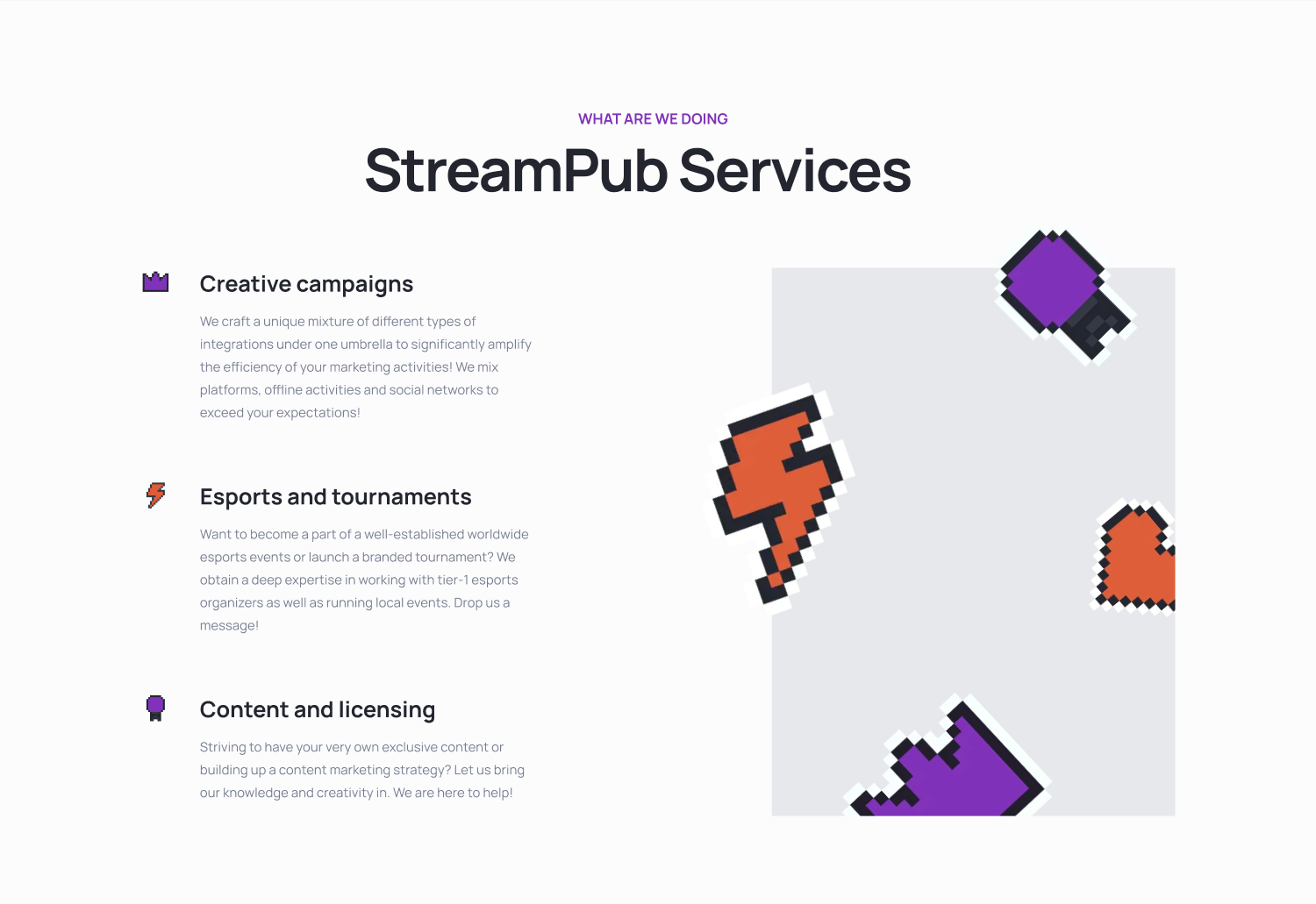 UI Landing Marketing Agency — Изображение №5 — Интерфейсы, Брендинг на Dprofile