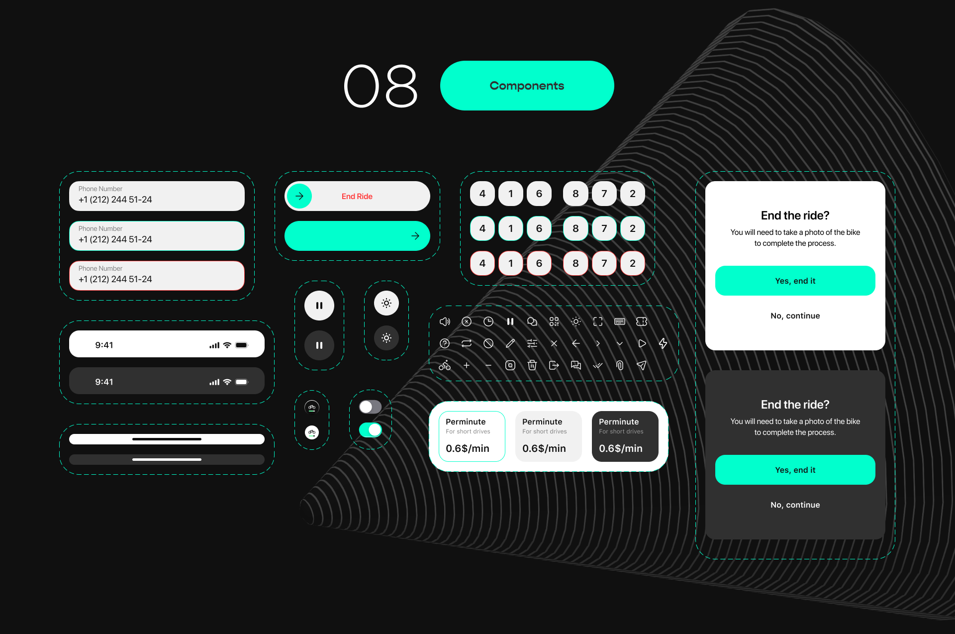 UX/UI Rental Bikes App — Изображение №9 — Интерфейсы на Dprofile