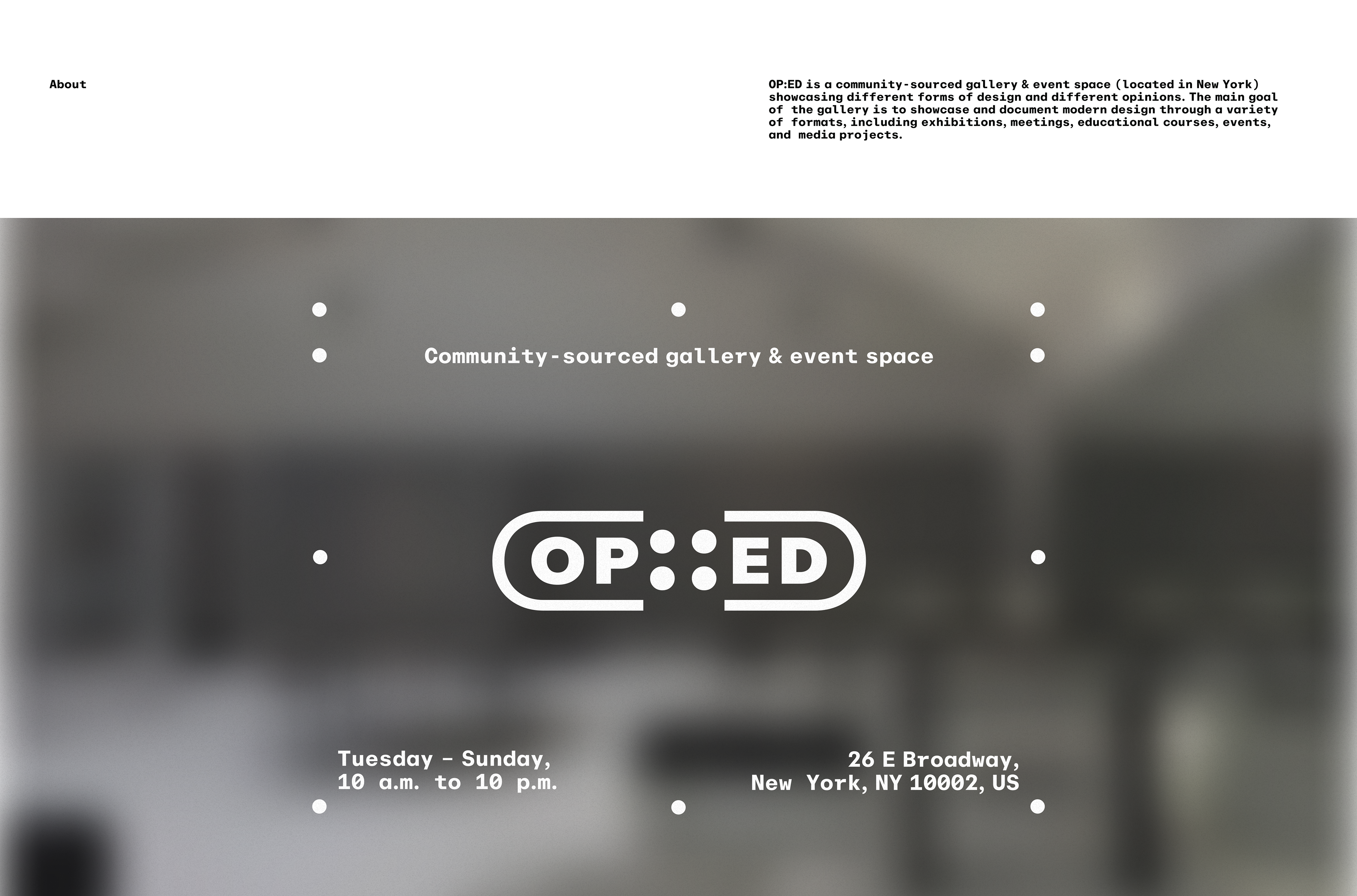 OP:ED identity — Изображение №1 — Брендинг, Графика на Dprofile