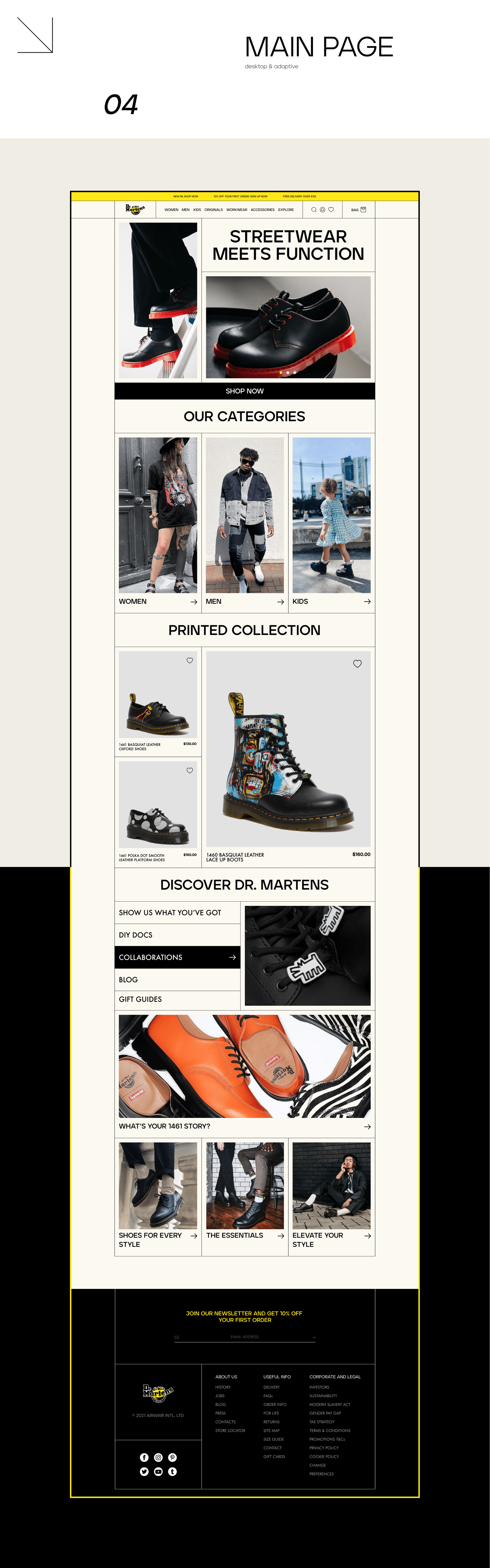 DR. MARTENS / E-COMMERCE WEB REDESIGN — Изображение №6 — Интерфейсы на Dprofile