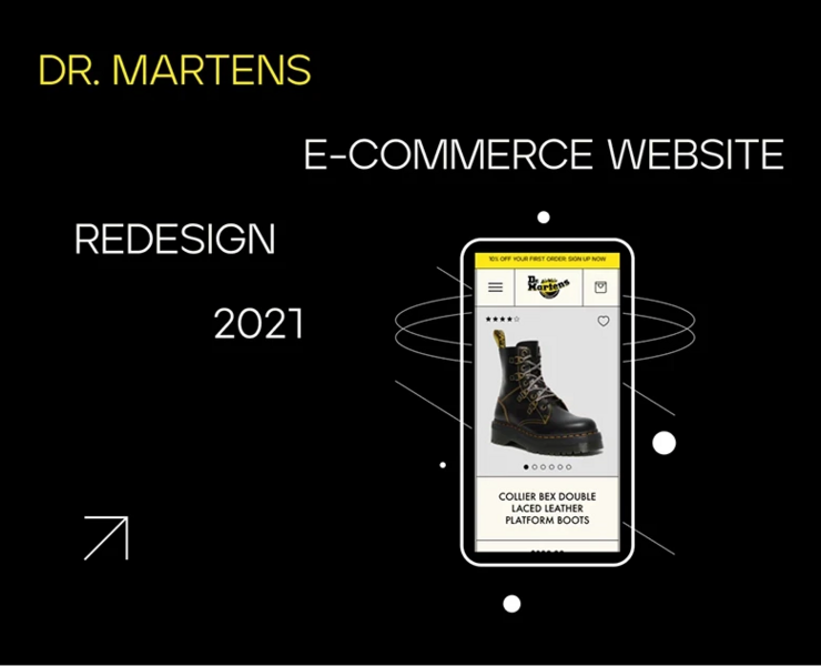 DR. MARTENS / E-COMMERCE WEB REDESIGN — Интерфейсы на Dprofile