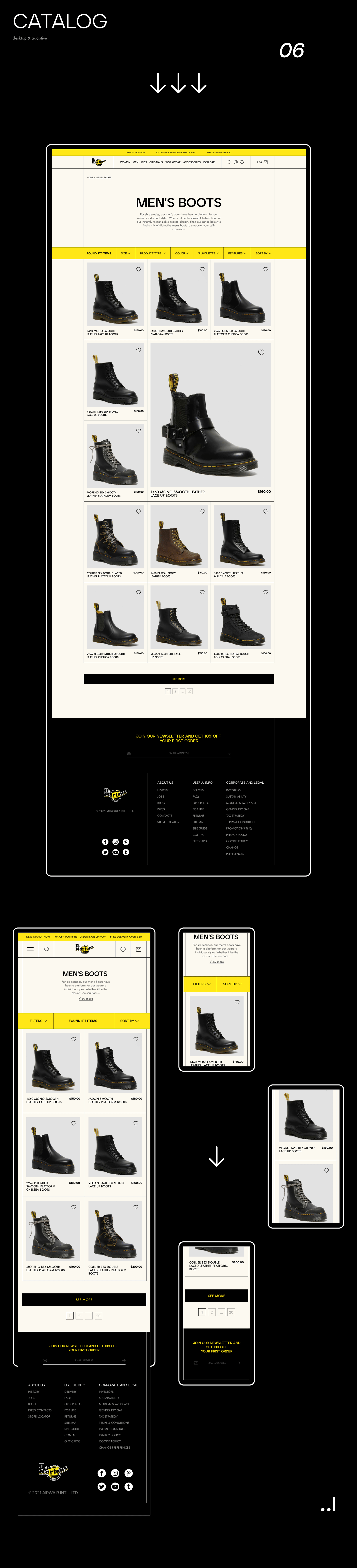 DR. MARTENS / E-COMMERCE WEB REDESIGN — Изображение №9 — Интерфейсы на Dprofile
