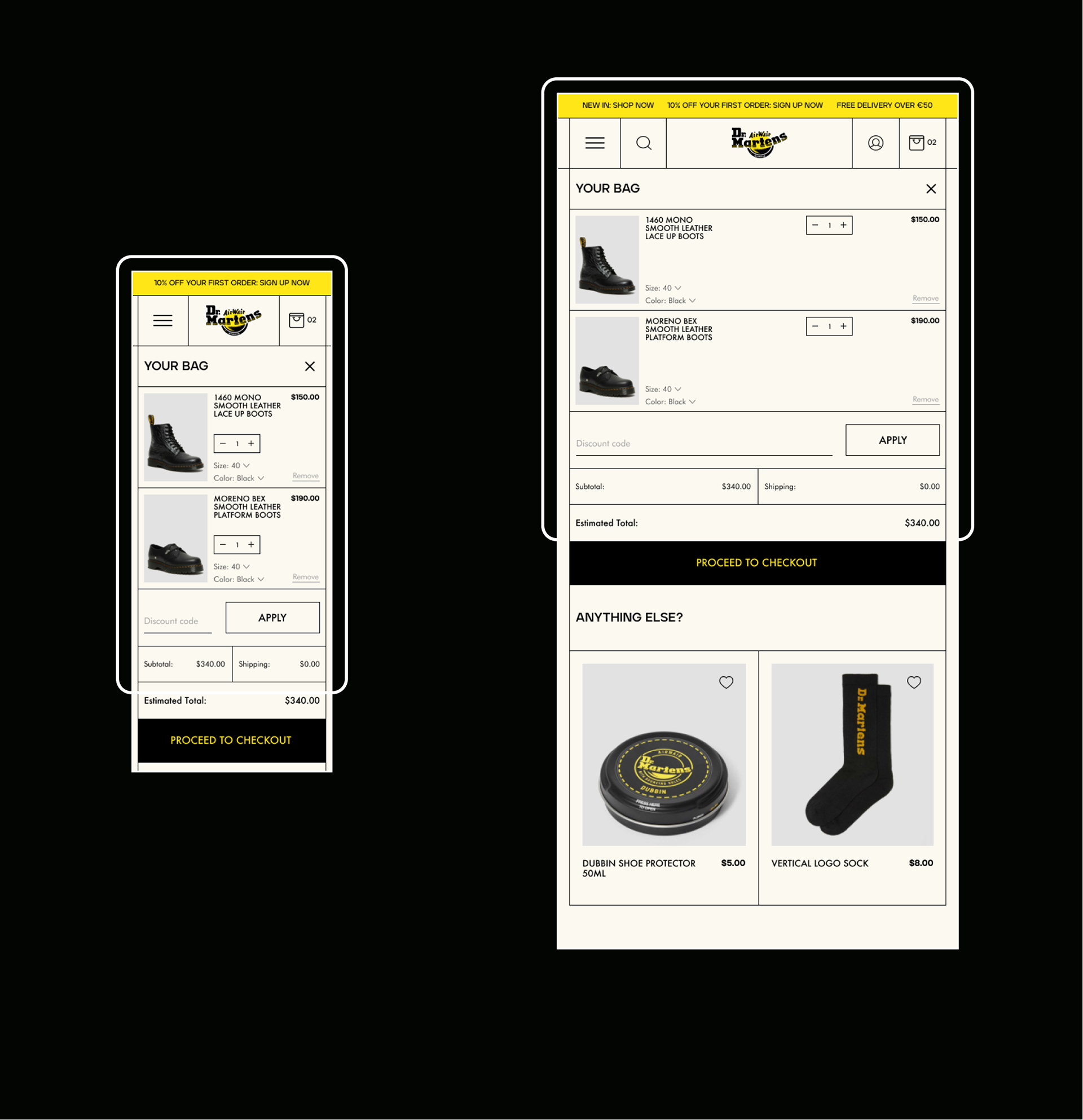 DR. MARTENS / E-COMMERCE WEB REDESIGN — Изображение №12 — Интерфейсы на Dprofile